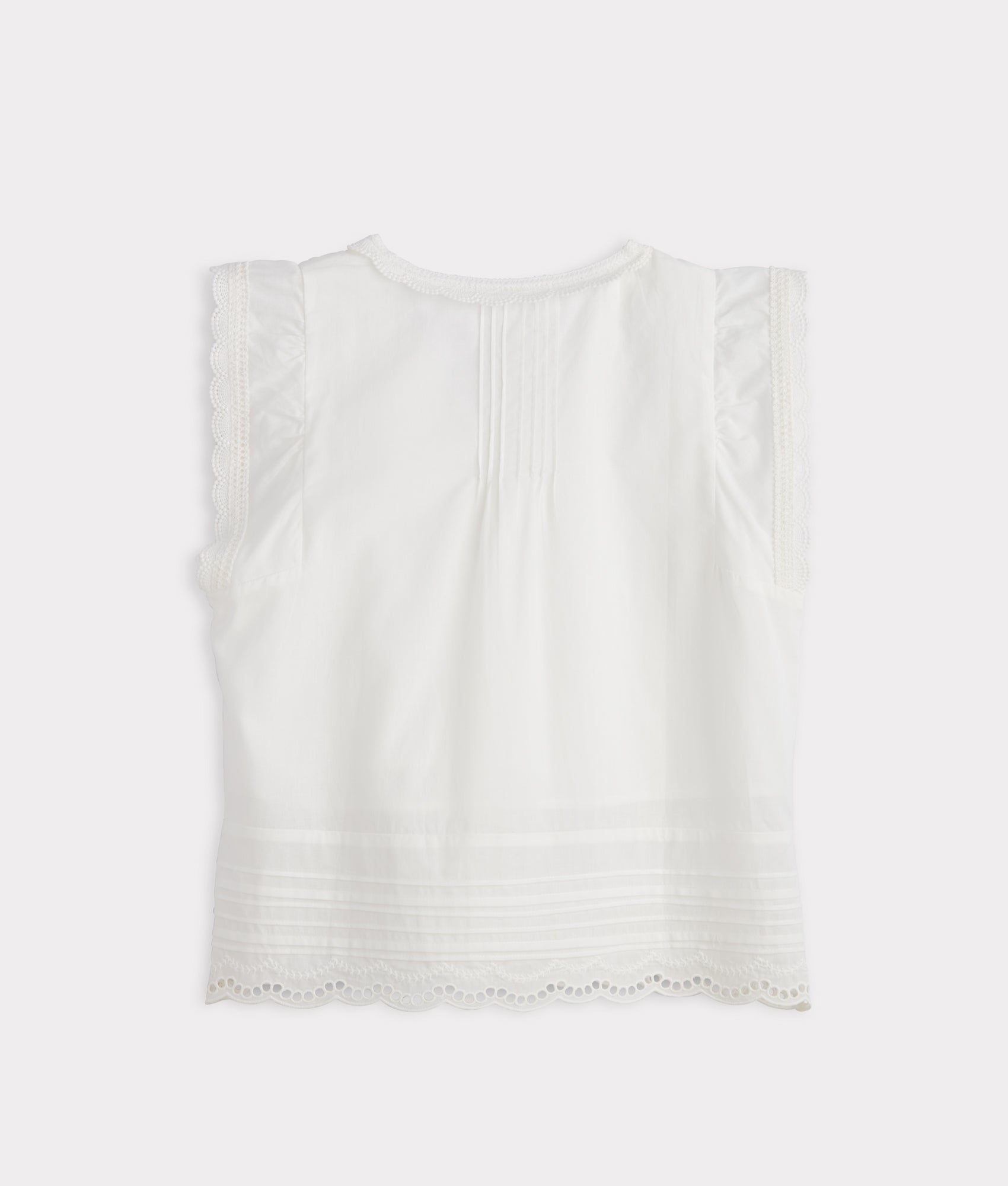 Sutton Pintuck Blouse :: White - Image 5