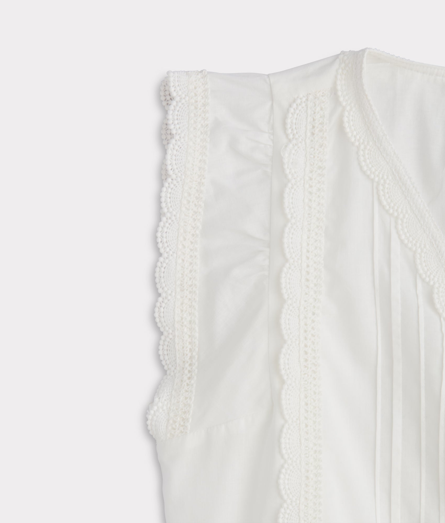 Sutton Pintuck Blouse :: White - Image 7
