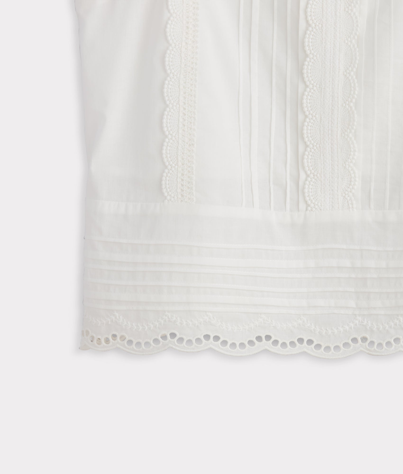 Sutton Pintuck Blouse :: White - Image 9