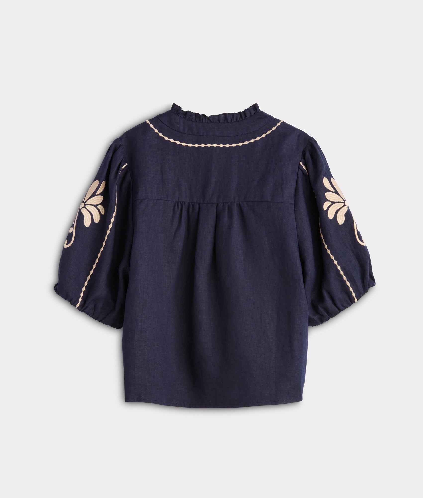 Callahan Blouse :: Navy - Image 6