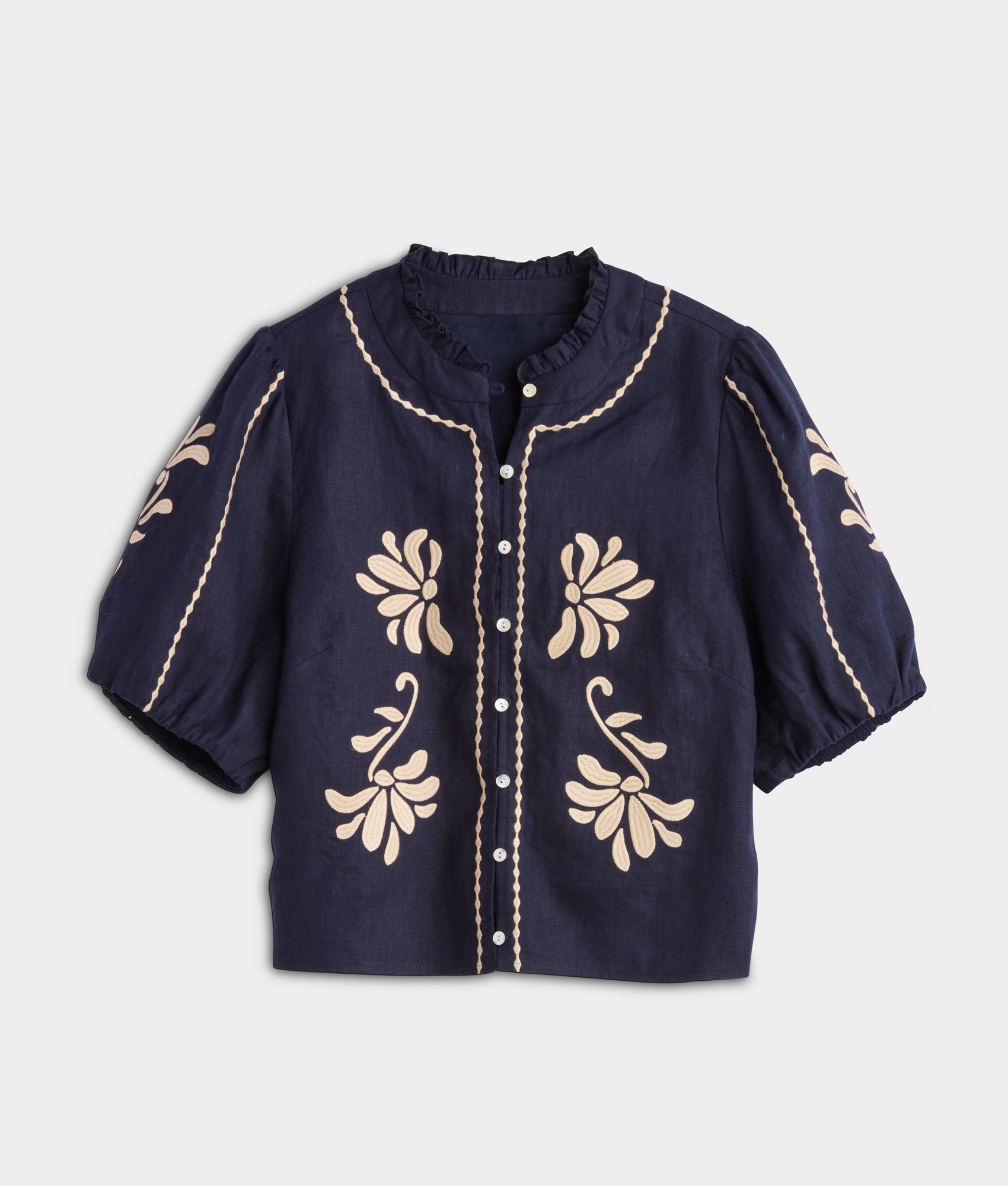 Callahan Blouse :: Navy