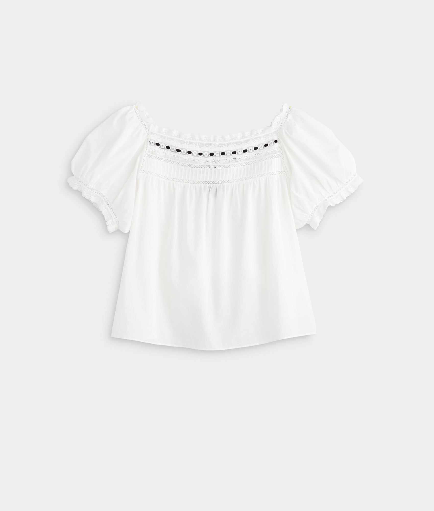 Arabella Bow Blouse :: White And Black - Image 3