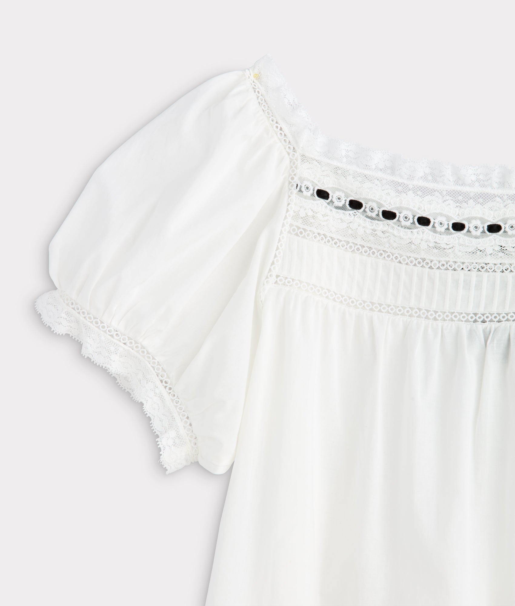 Arabella Bow Blouse :: White And Black - Image 5
