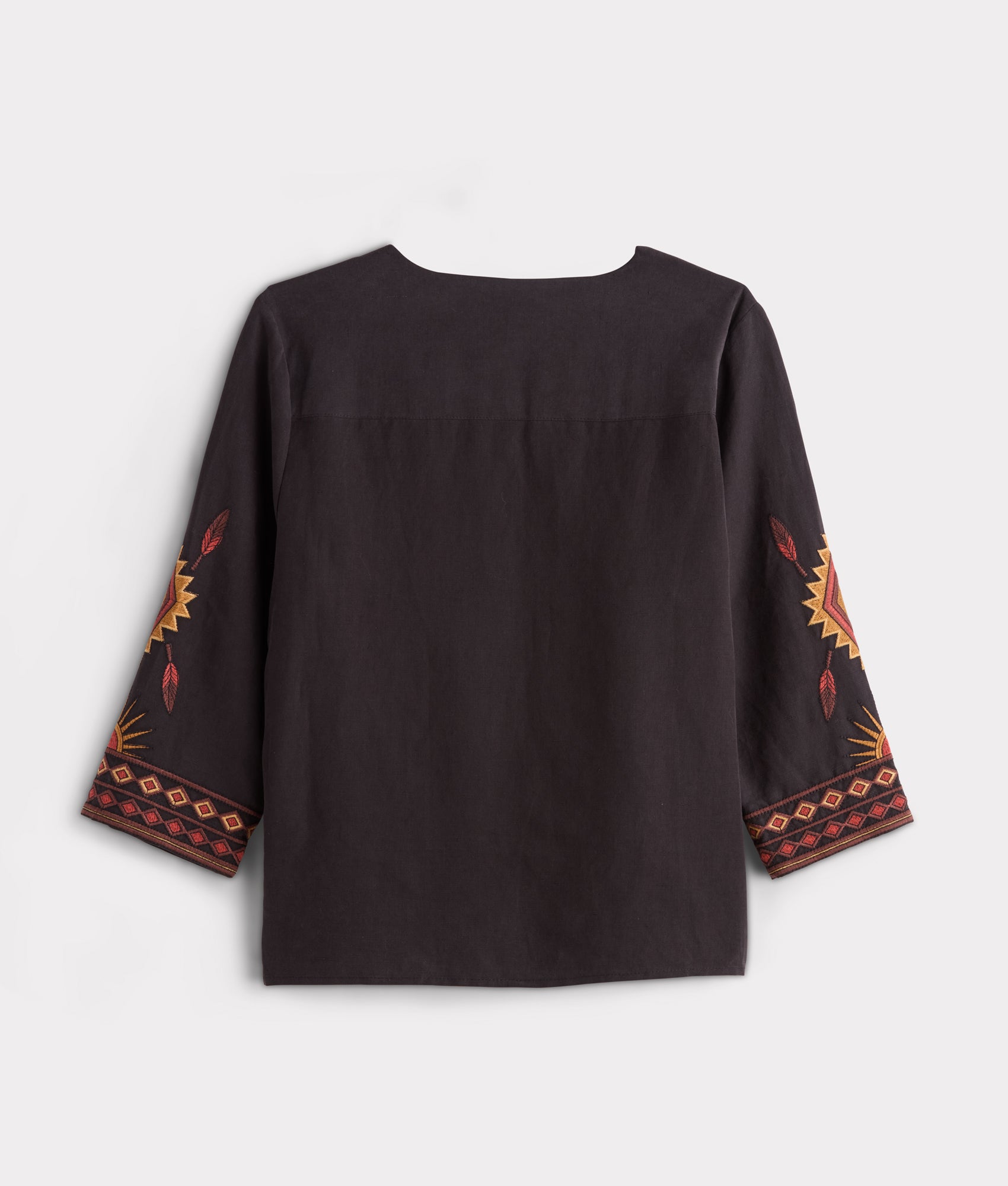 Tala Embroidered Shirt :: Black - Image 5