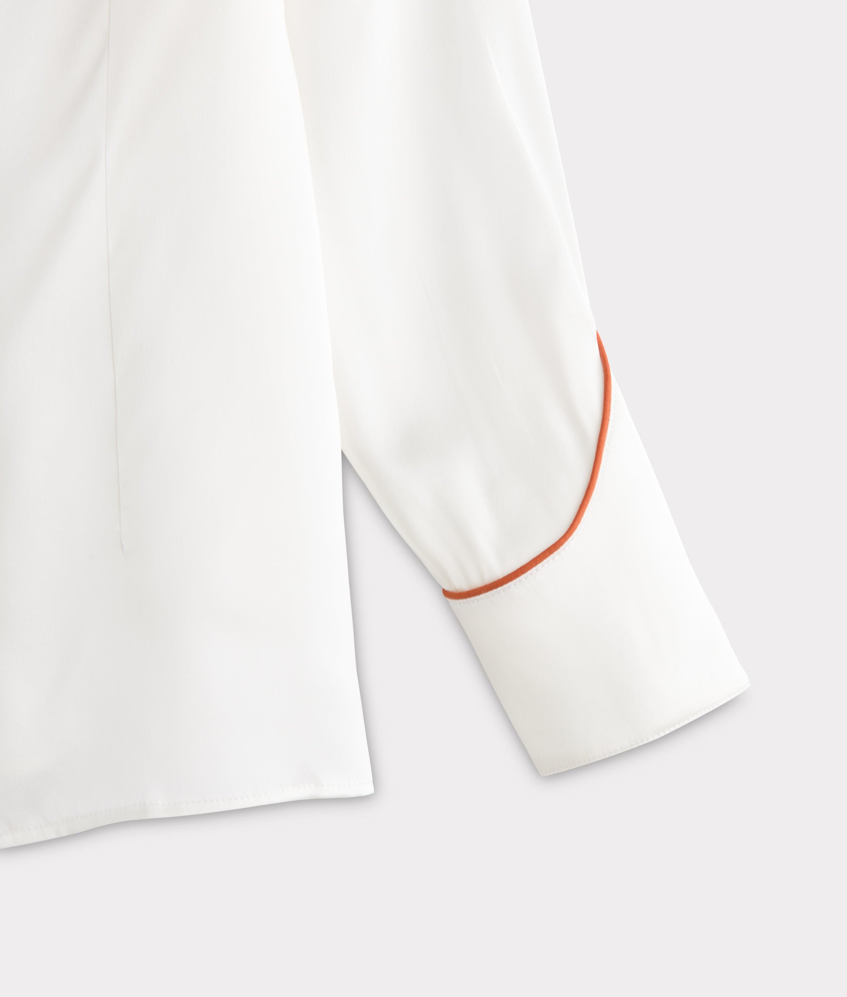 Piped Western Snap Blouse :: Off White - Image 7