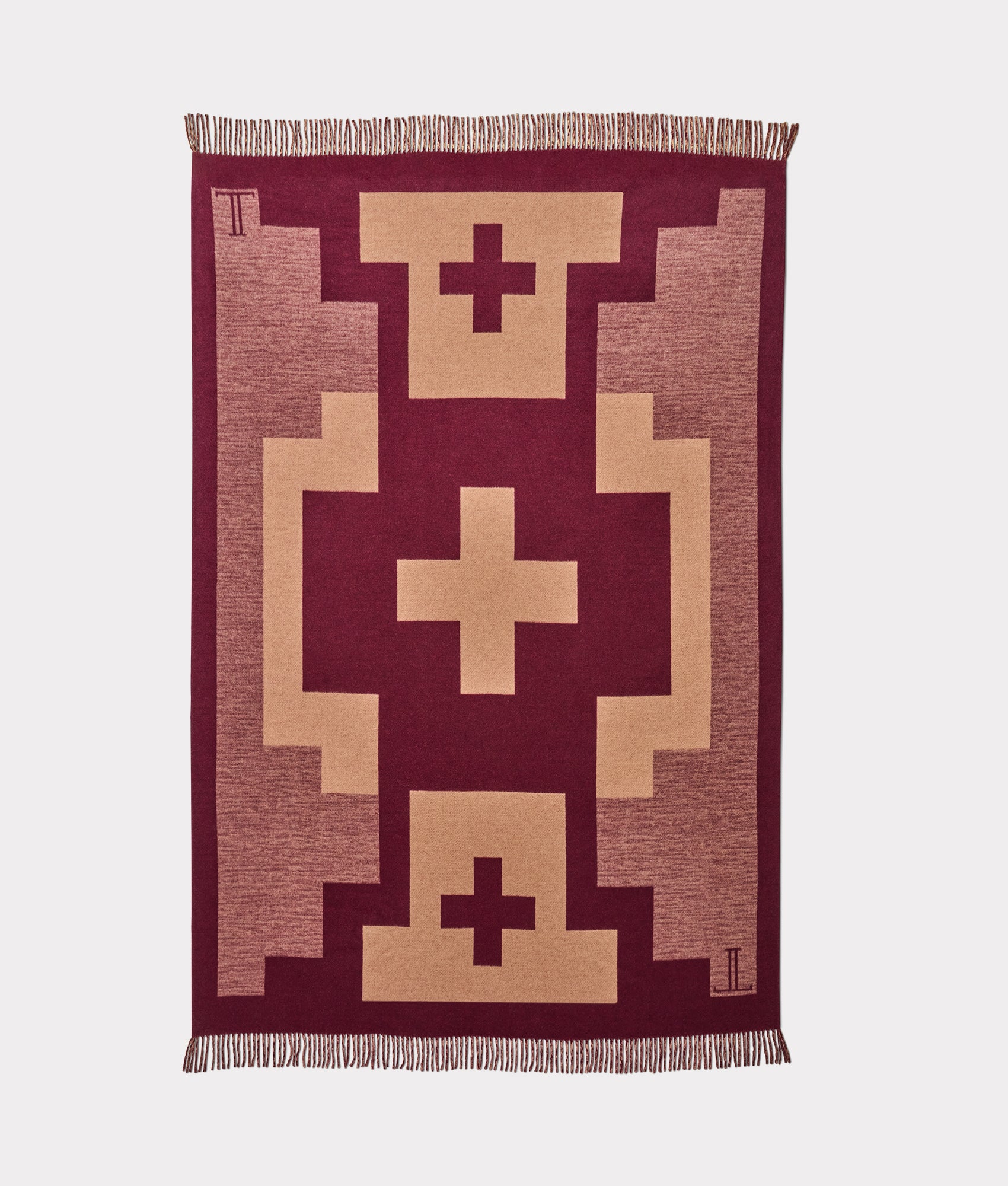 Ritual Blanket :: Burgundy - Image 2