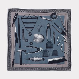 Tools Of The Trade Silk Scarf :: Periwinkle