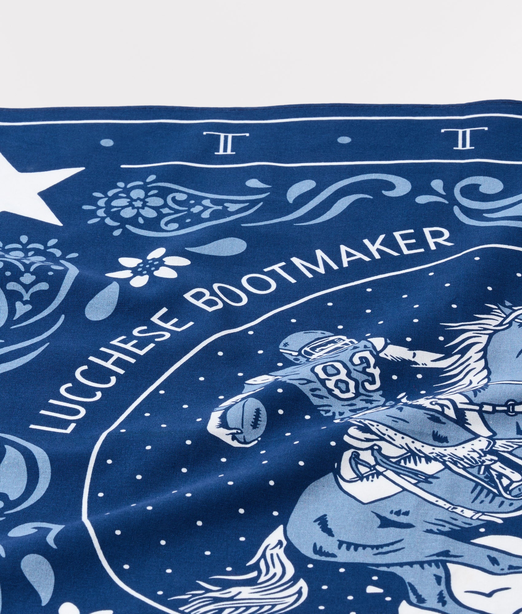 Dallas Bronc Bandana :: Navy - Image 2