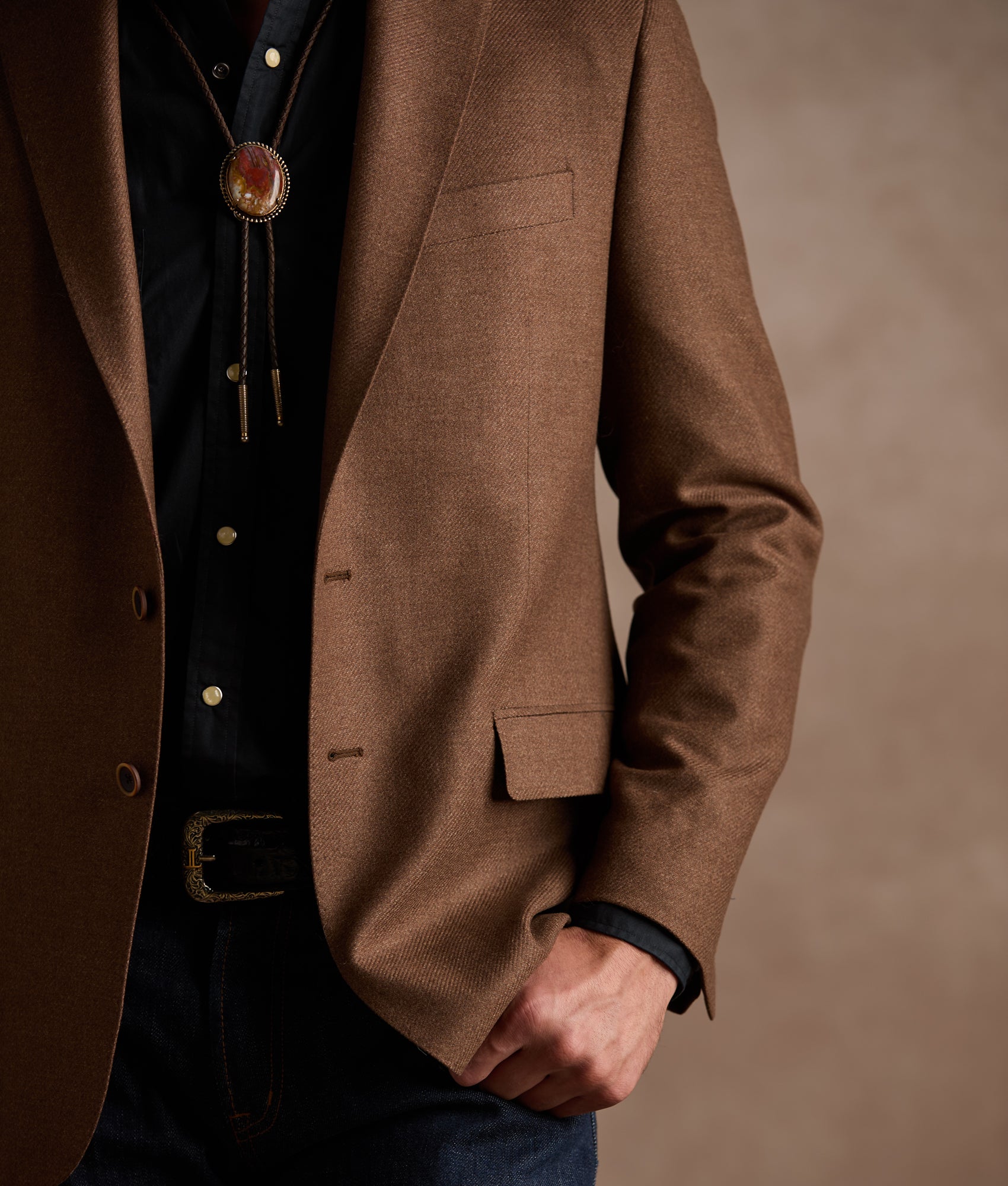 Lucchese Sport Coat :: Tobacco - Image 11