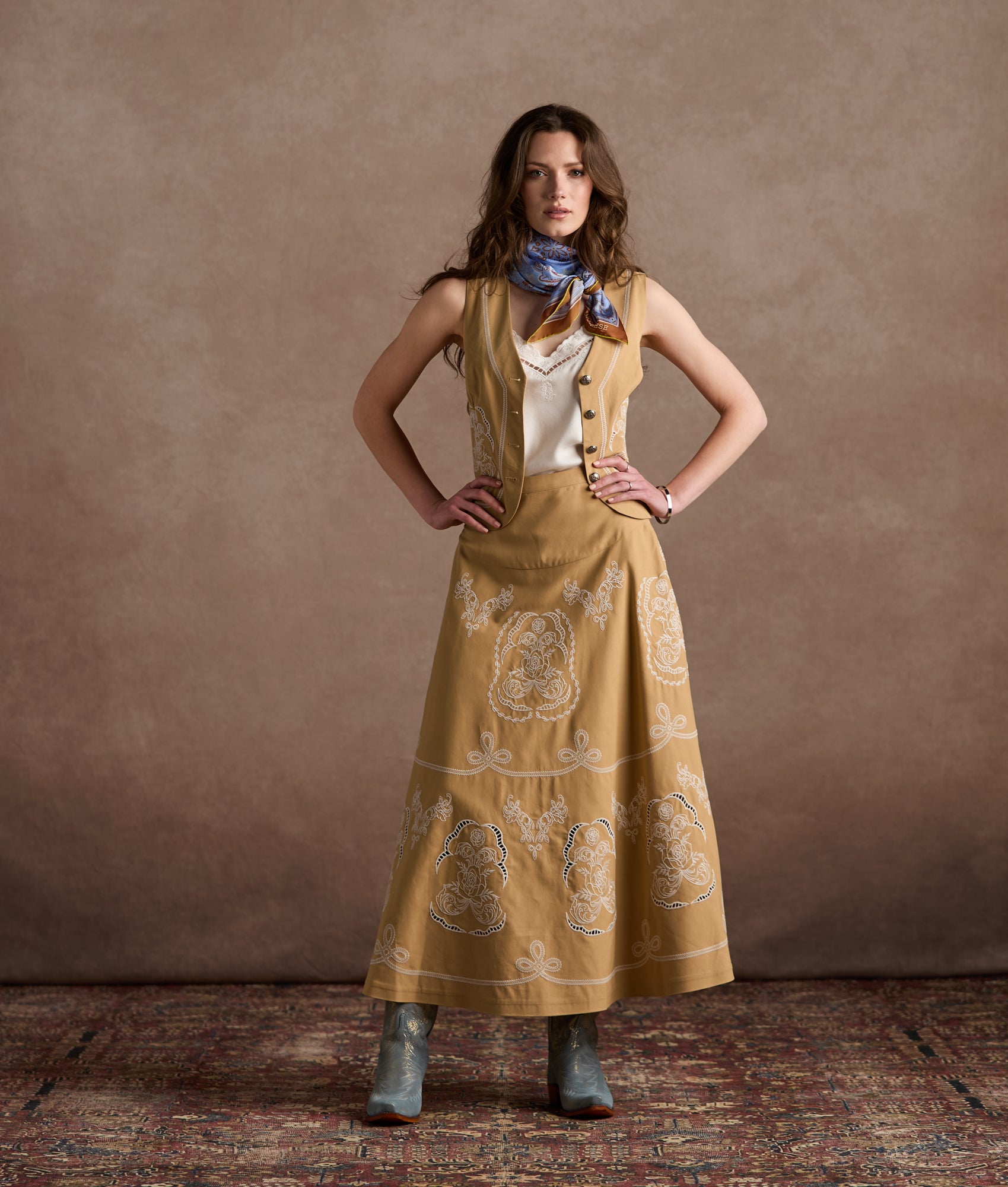 Clara Vest :: Tan - Image 7