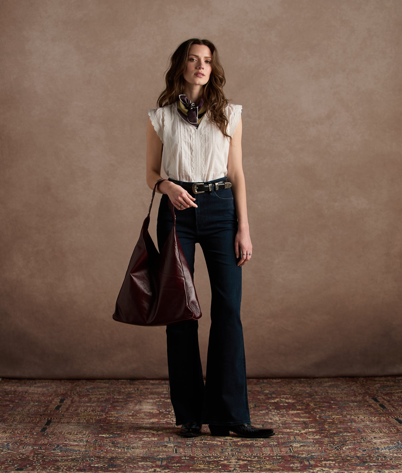 Sutton Pintuck Blouse :: White - Image 2