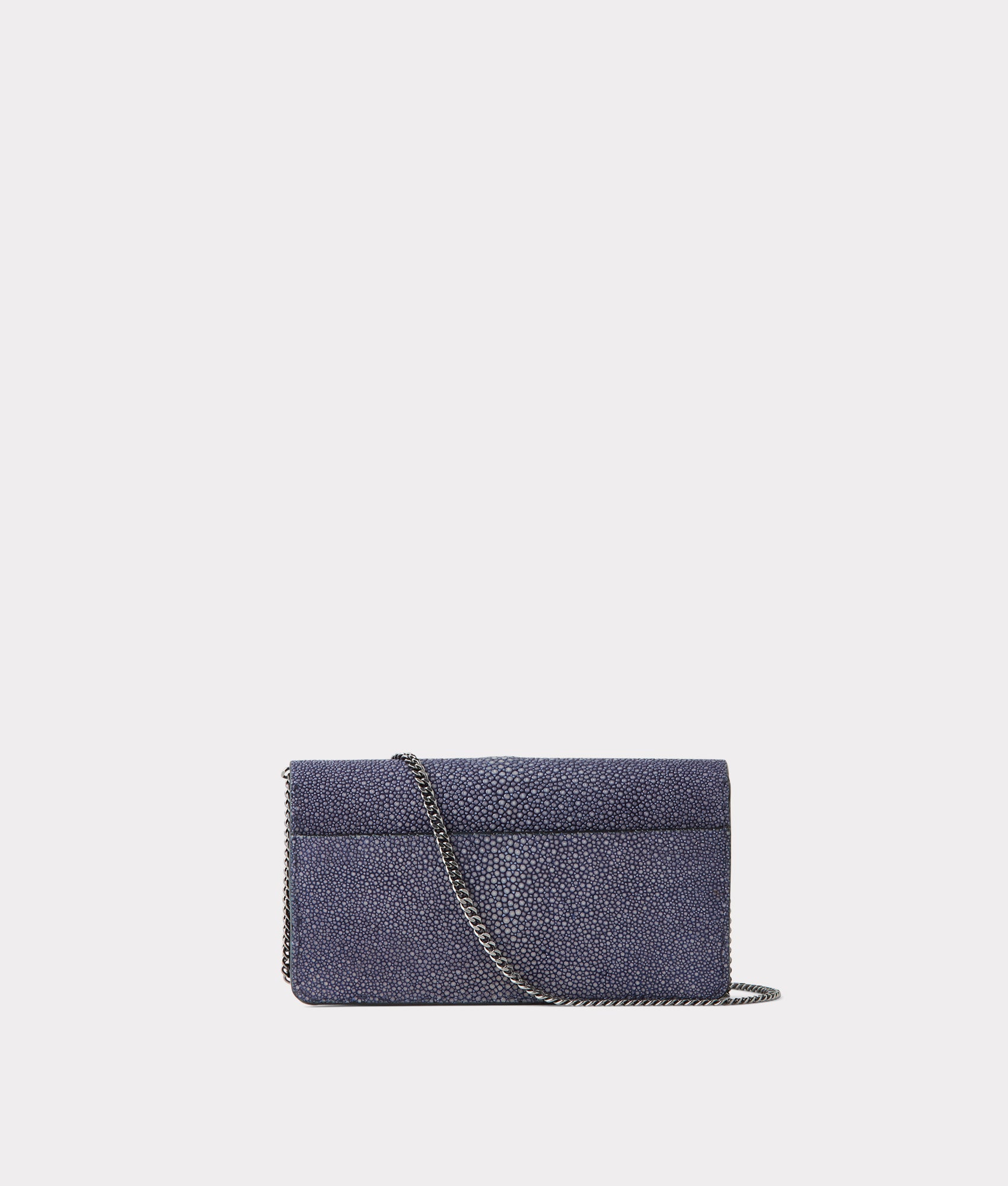 Donna Exotic Long Wallet On A Chain :: Navy - Image 7