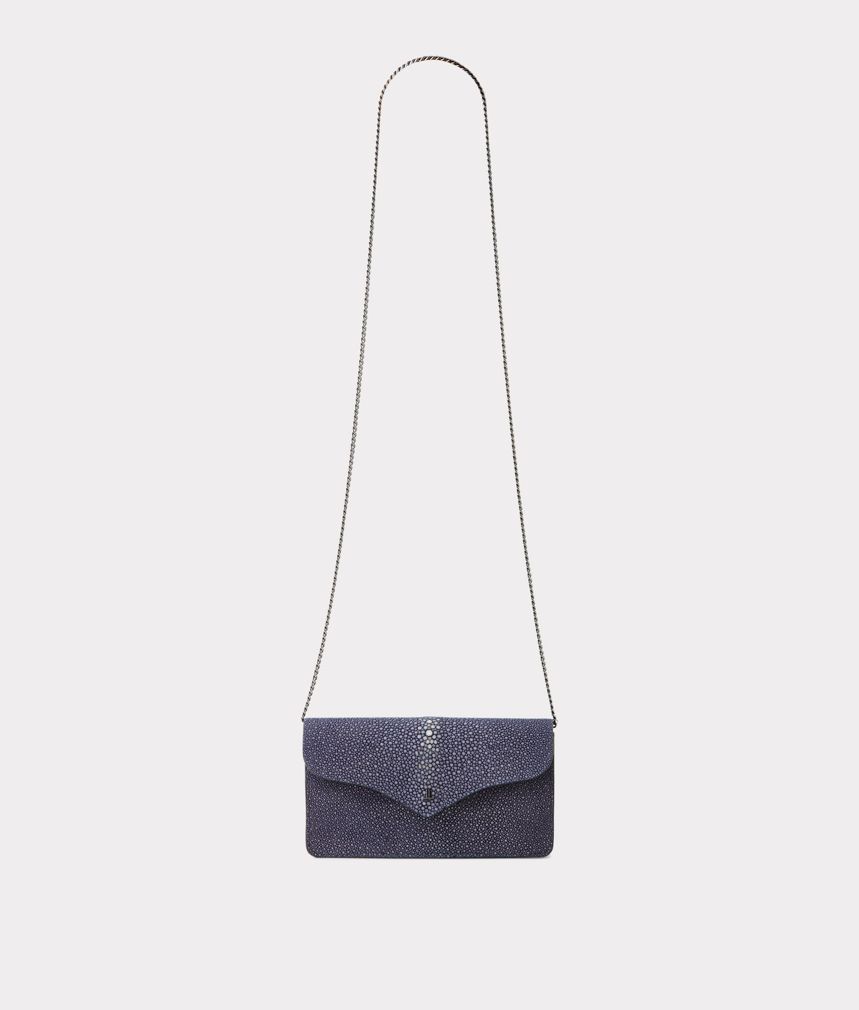 Donna Exotic Long Wallet On A Chain :: Navy - Image 5