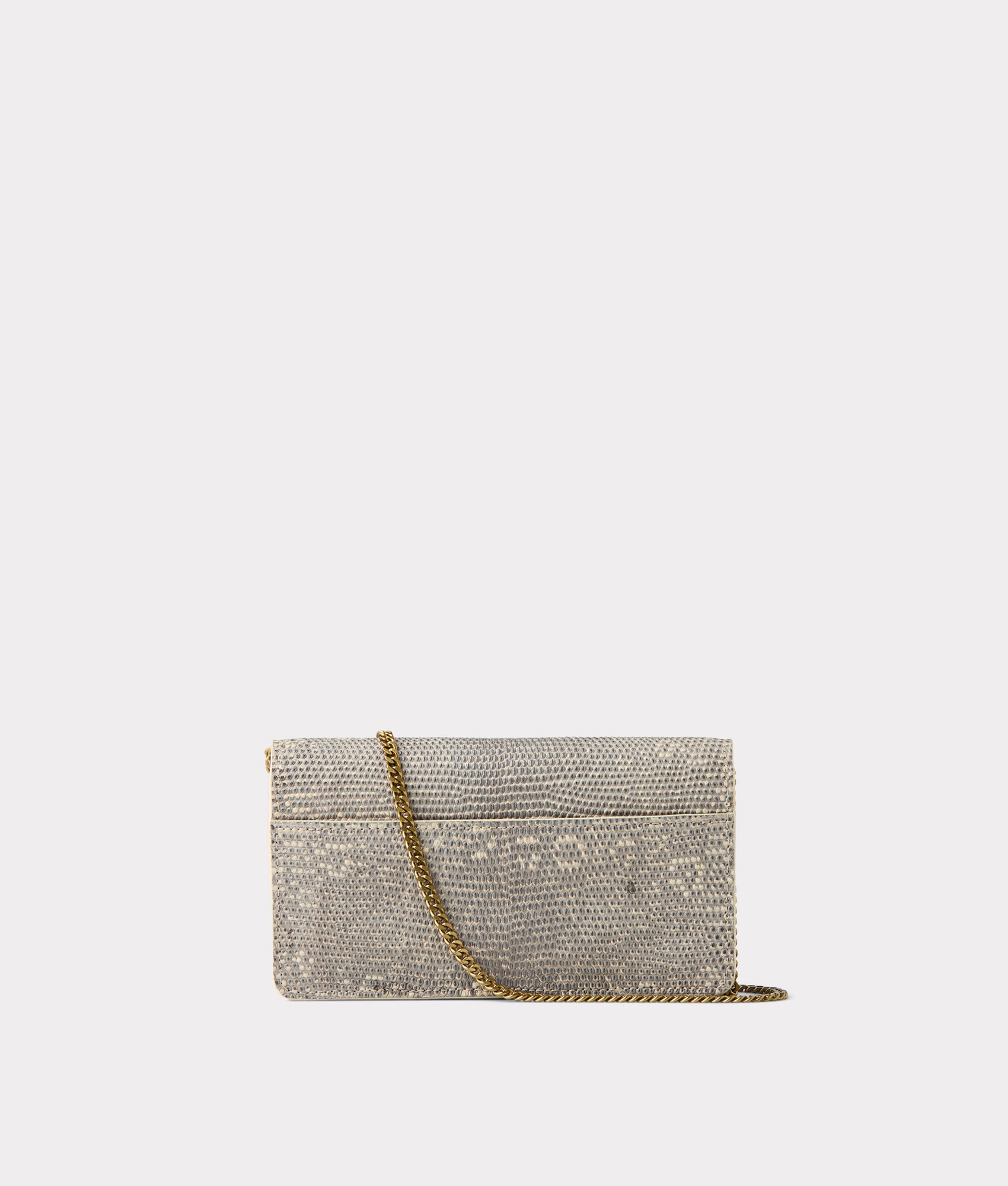 Katherine Exotic Long Wallet On A Chain :: Grey - Image 4