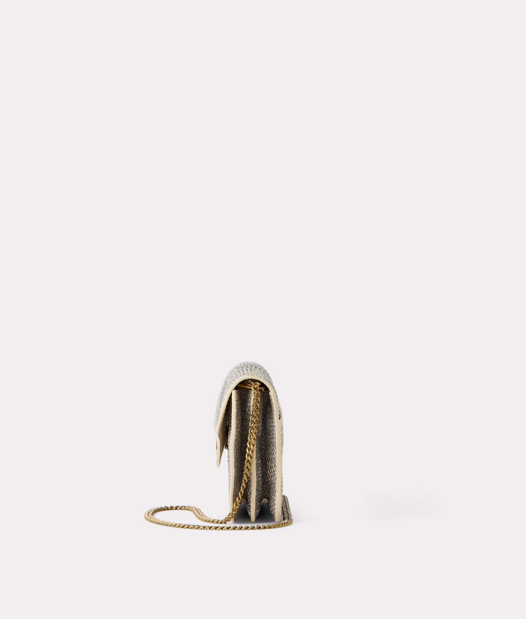Katherine Exotic Long Wallet On A Chain :: Grey - Image 5