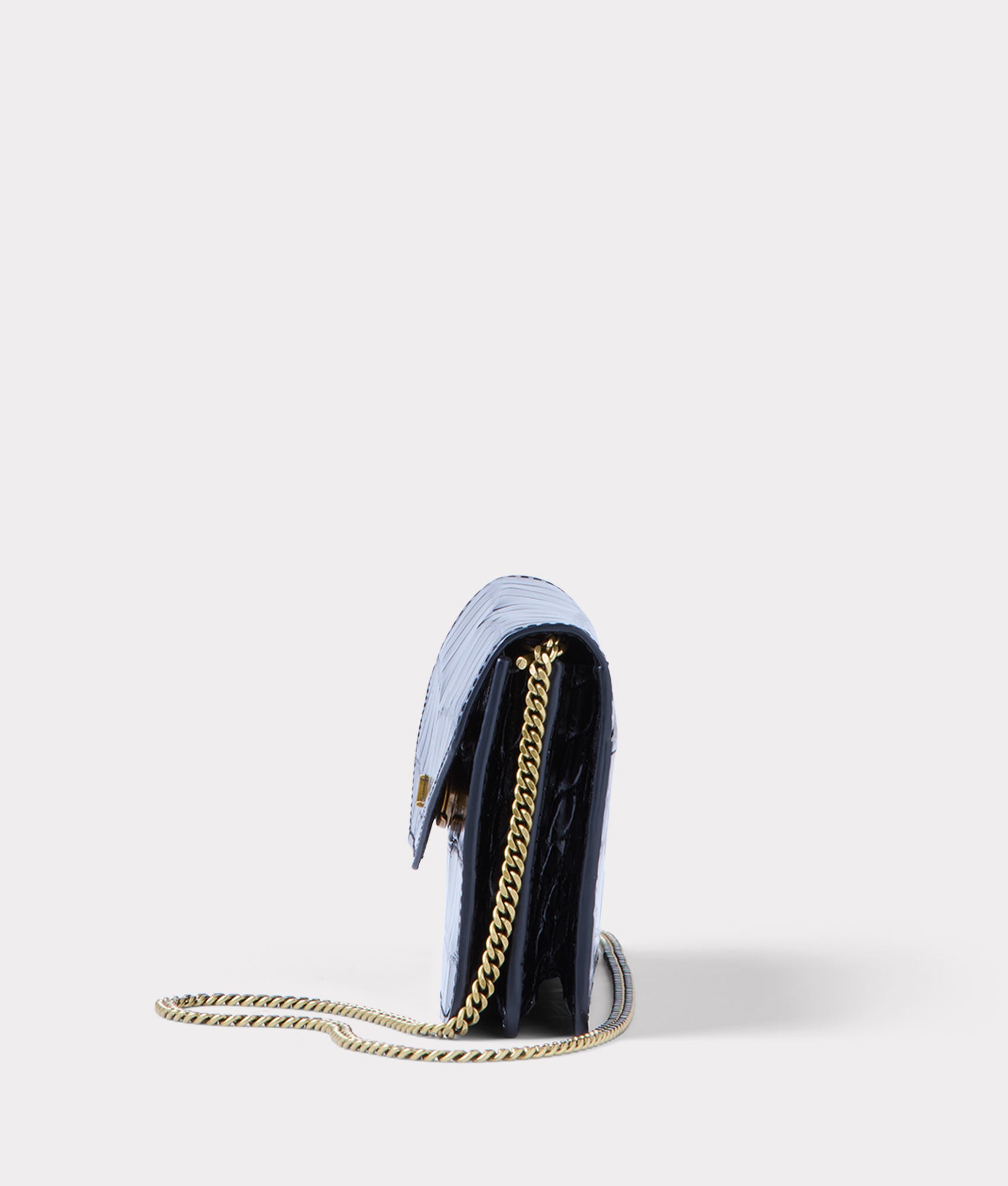 Long Exotic Wallet On A Chain :: Black - Image 7