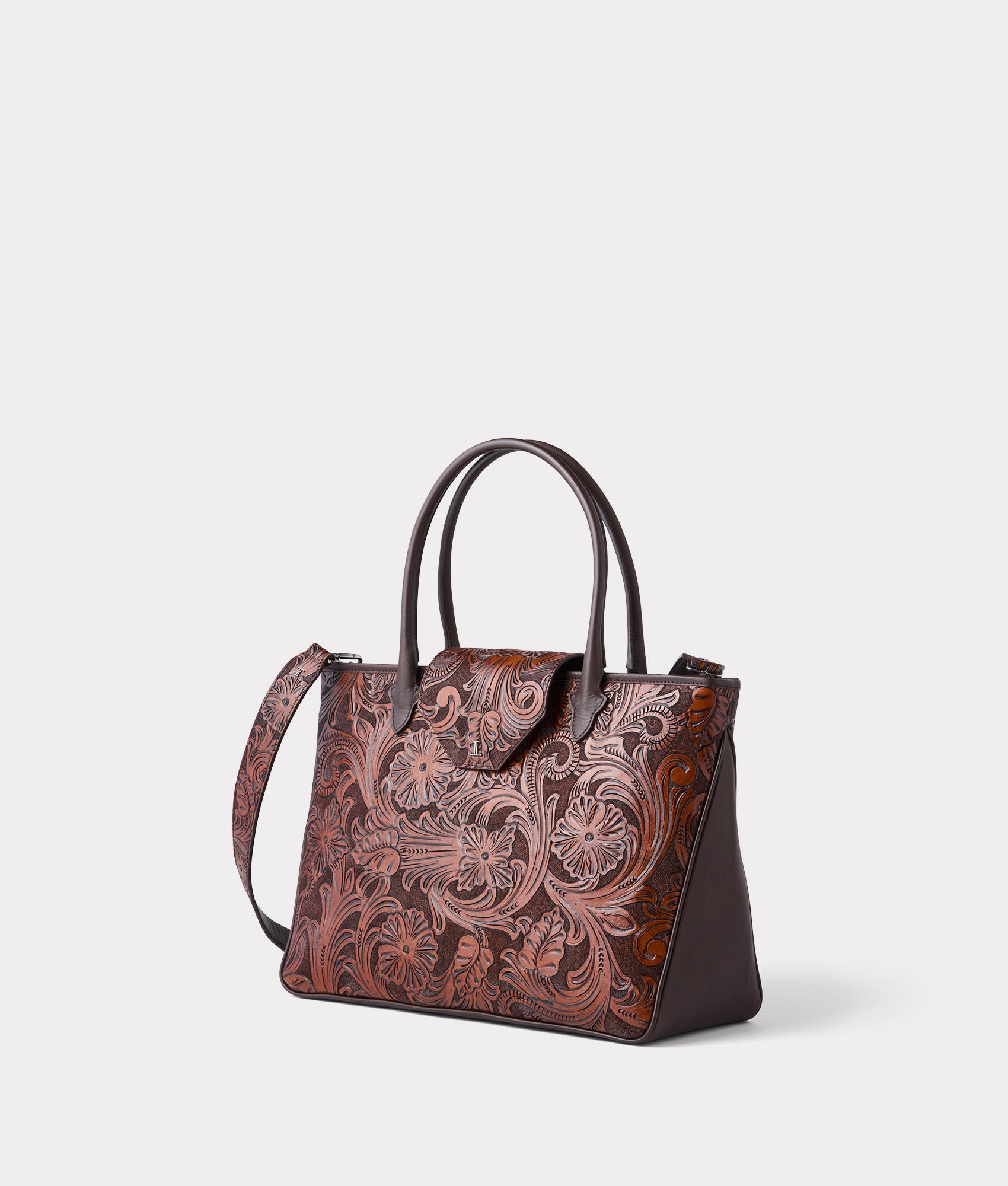Intagliare Travel Tote :: Cognac - Image 9