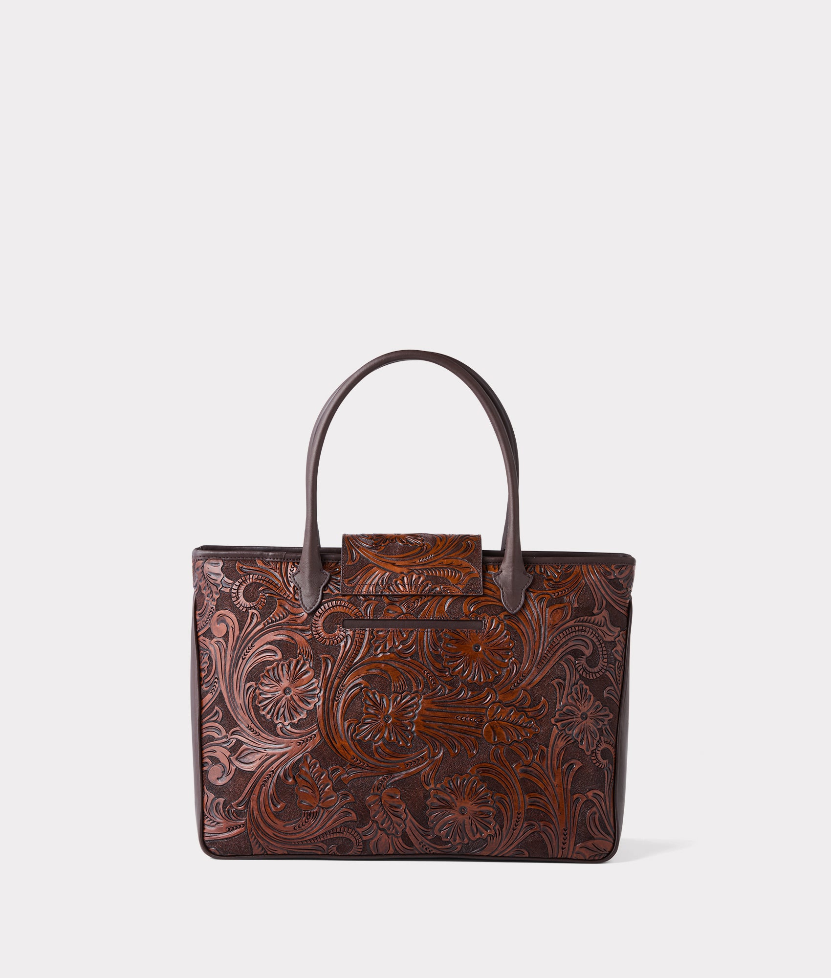 Intagliare Travel Tote :: Cognac - Image 4