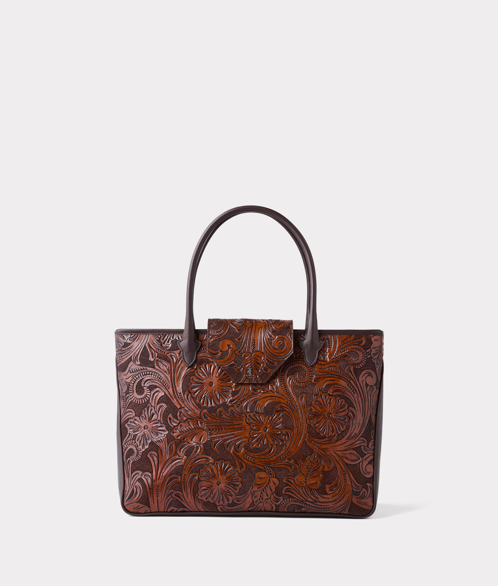 Intagliare Travel Tote :: Cognac - Image 3