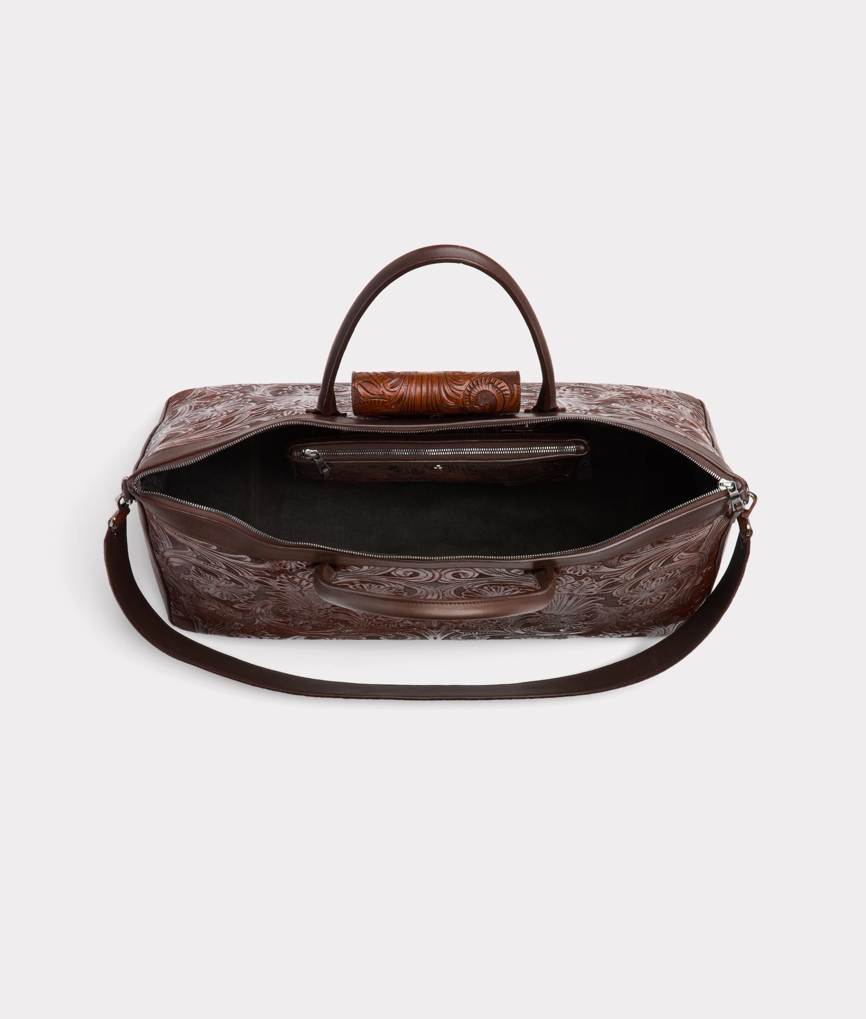 Intagliare Weekender Bag :: Congac - Image 8