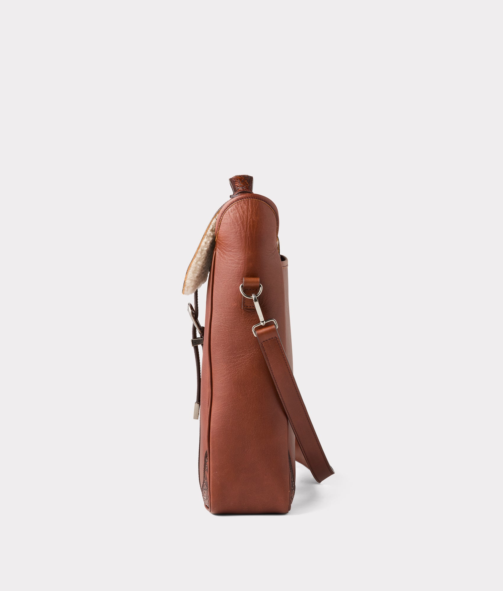 Lucchese x Chappellet Wine Bag :: Tobacco - Image 6