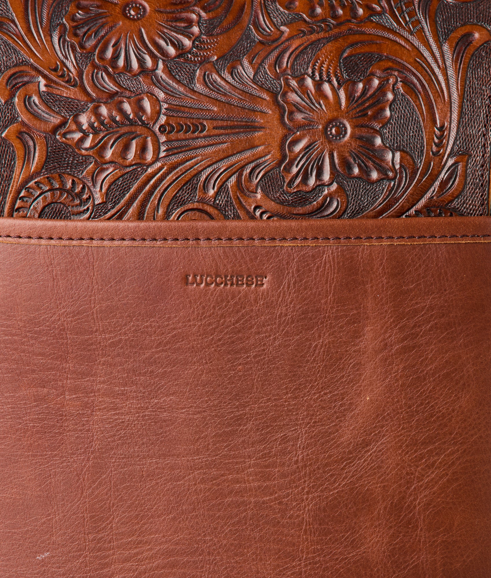 Lucchese x Chappellet Wine Bag :: Tobacco - Image 10