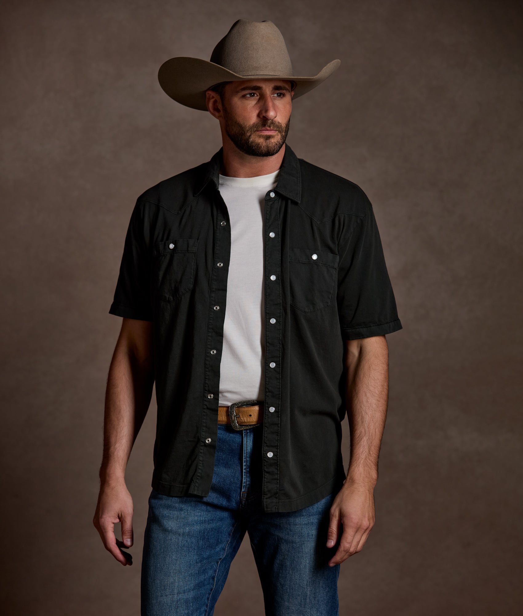 Cody Short Sleeve :: Carbon - Image 3