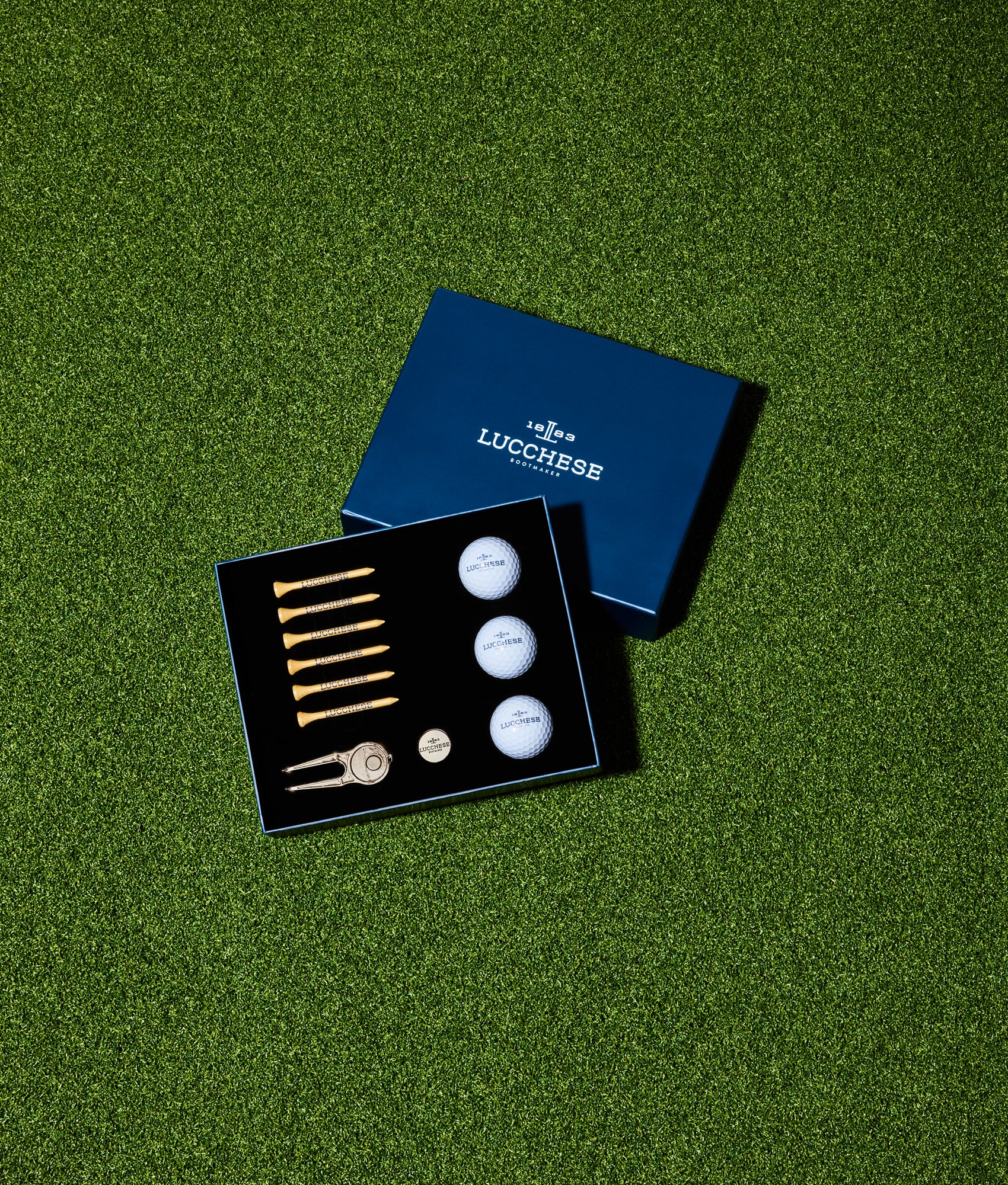 Lucchese Golf Set :: Navy - Image 2