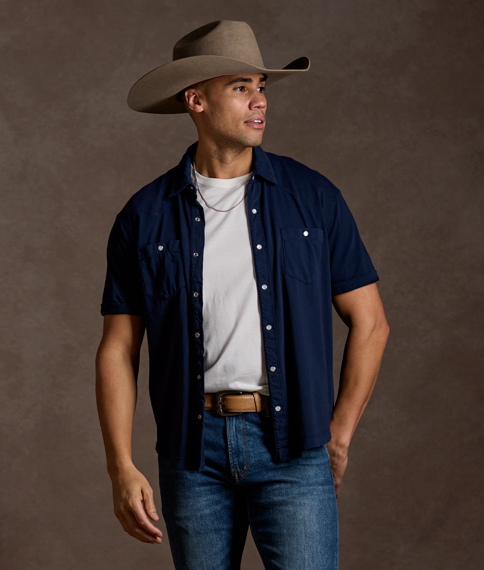 Cody Short Sleeve :: Navy - Image 2