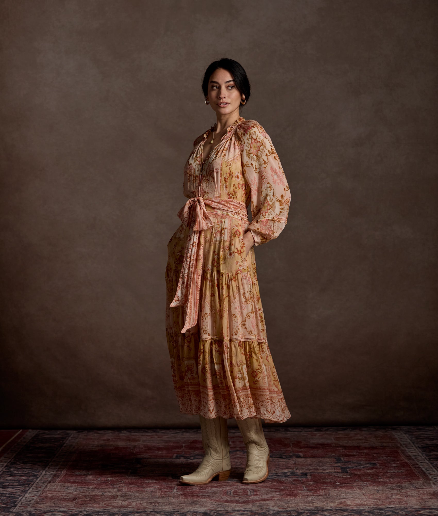 Iris Dress :: Coral - Image 7