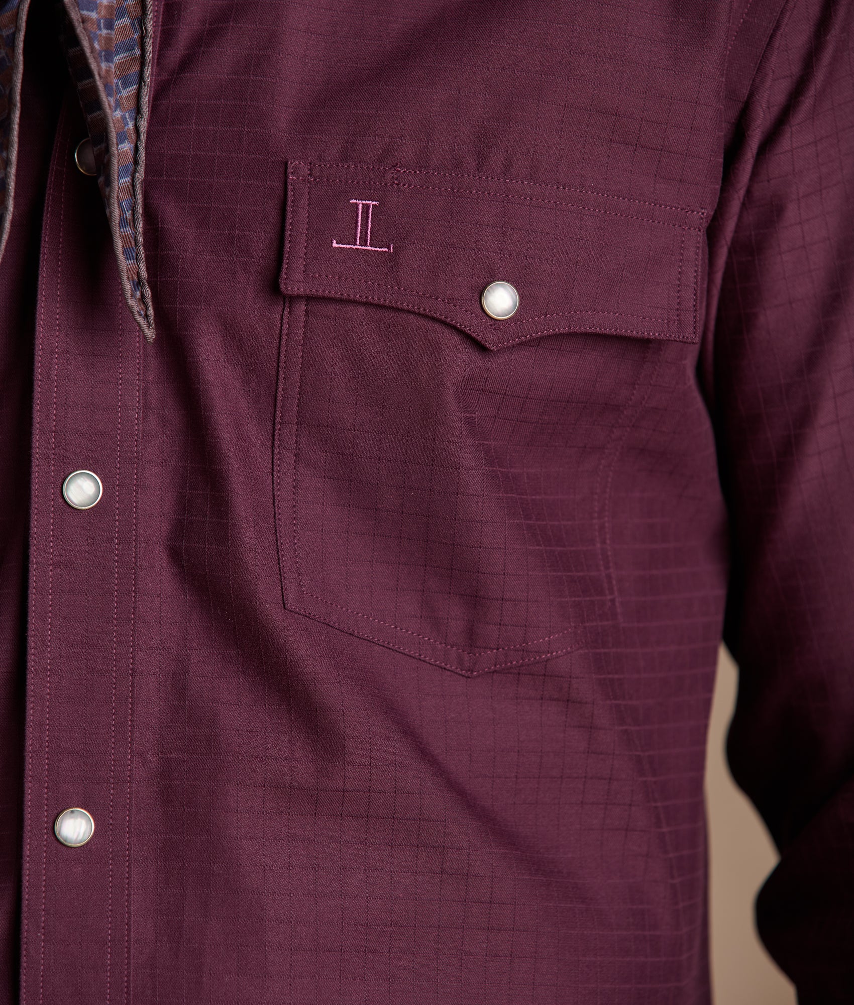 El Paso Cowboy Fit :: Black Cherry - Image 4