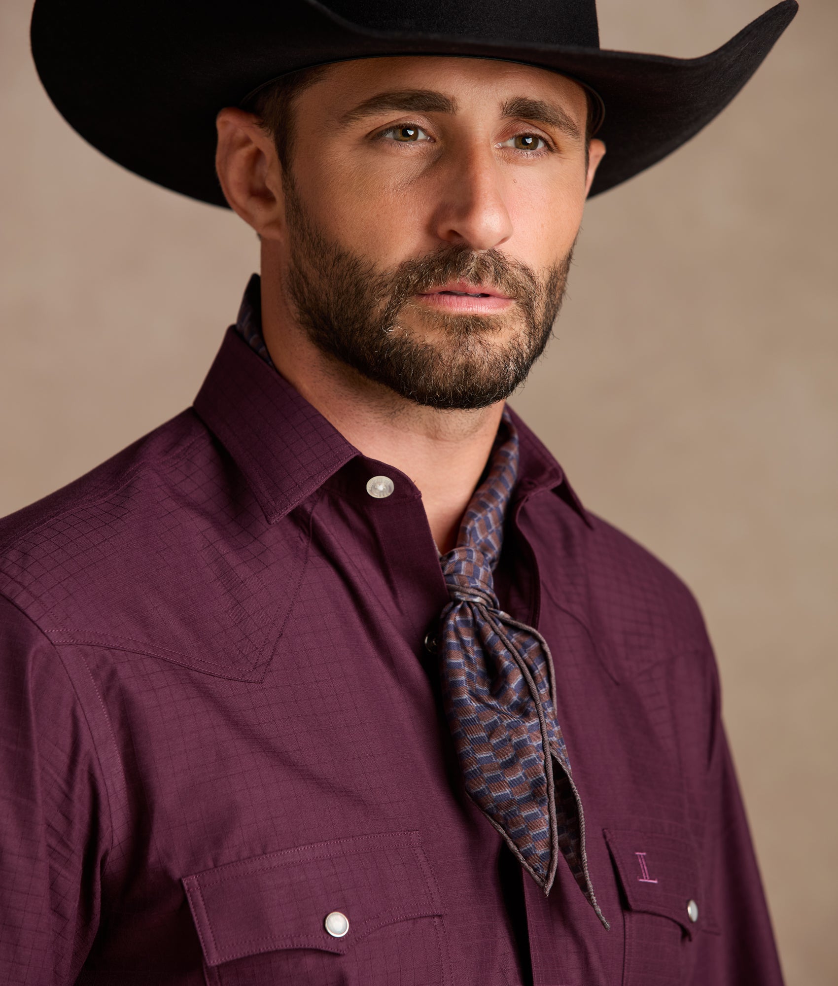El Paso Cowboy Fit :: Black Cherry - Image 3