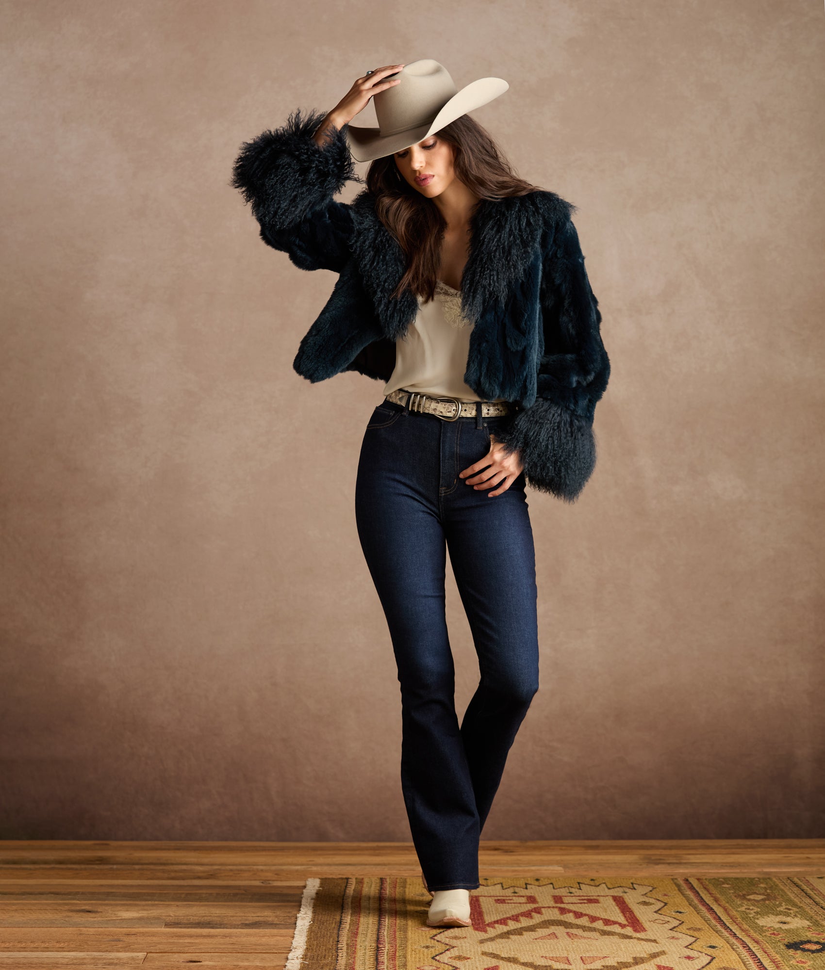 Liberty High-Rise Bootcut Jean :: Dark Denim - Image 2