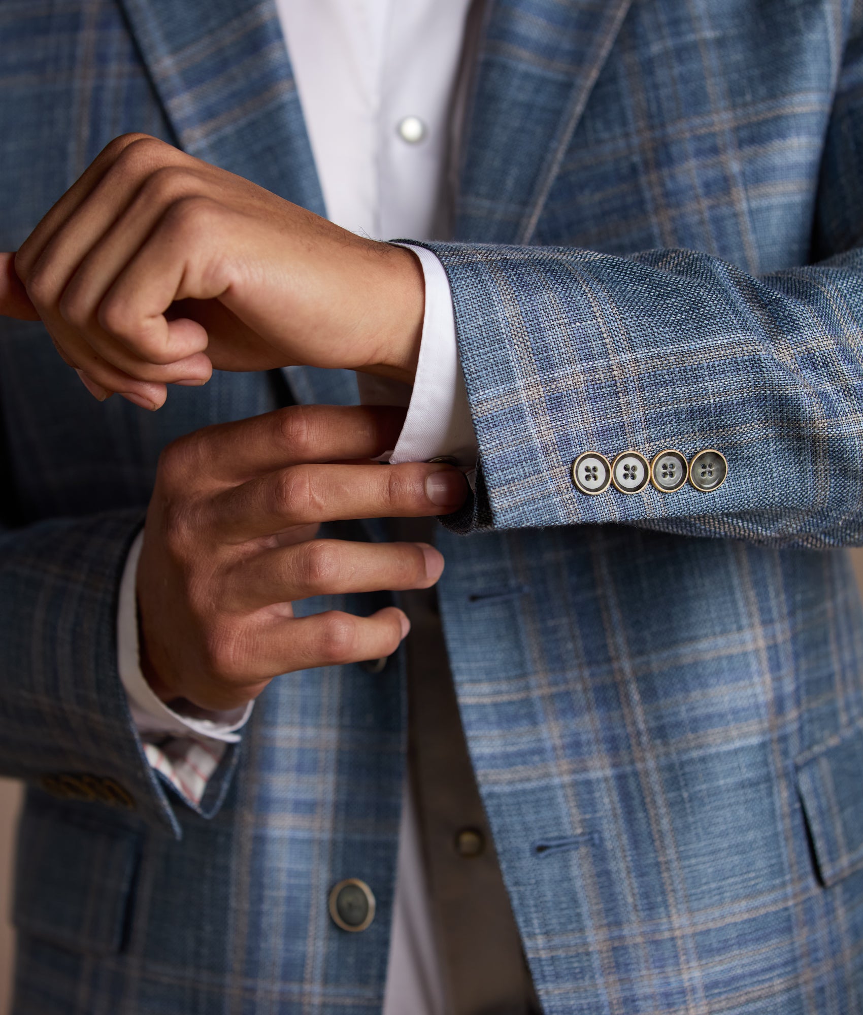 Lucchese Sport Coat :: Pastel Blue - Image 4