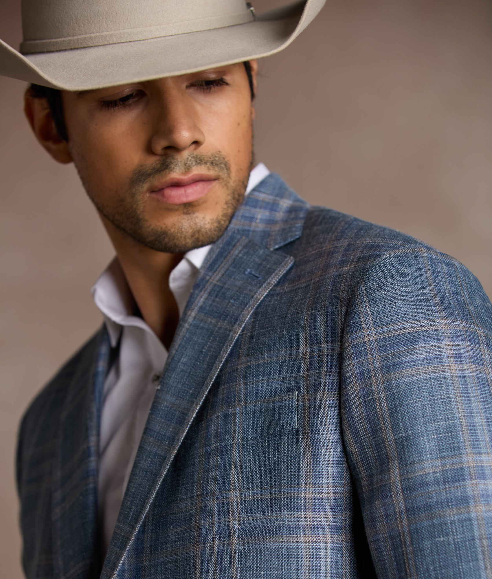 Lucchese Sport Coat :: Pastel Blue - Image 3