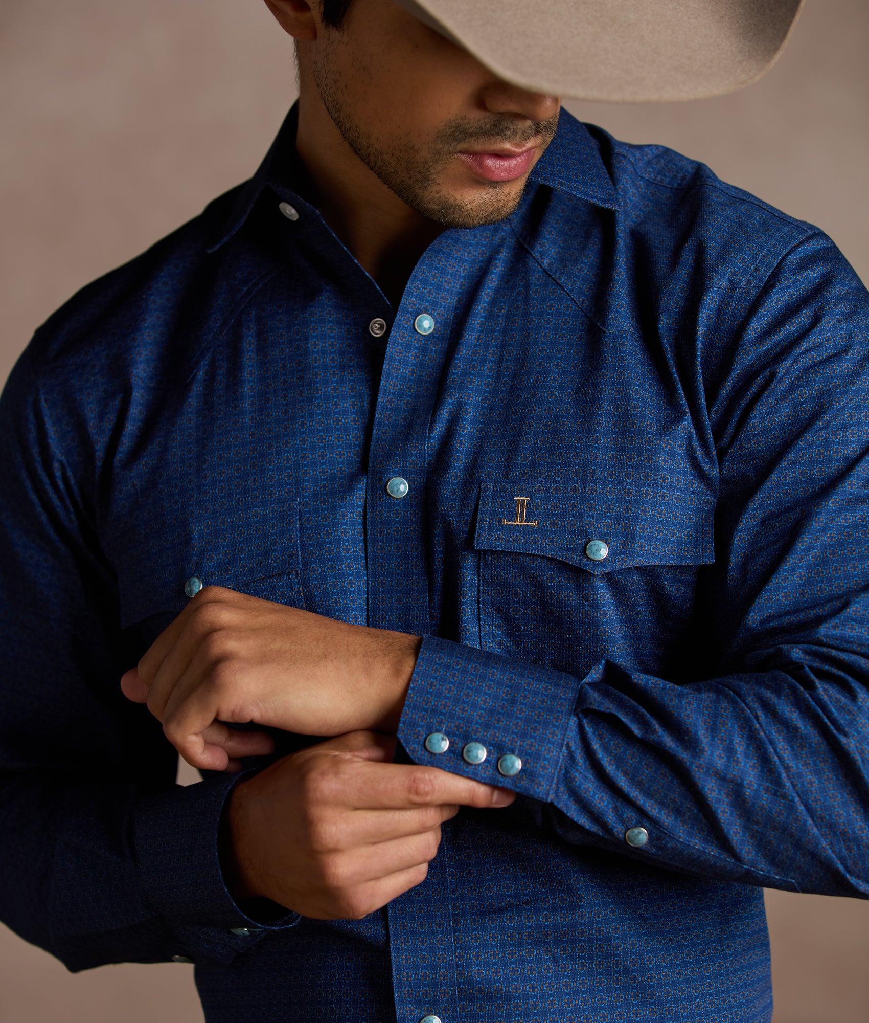 El Paso Cowboy Fit :: Dark Blue - Image 9