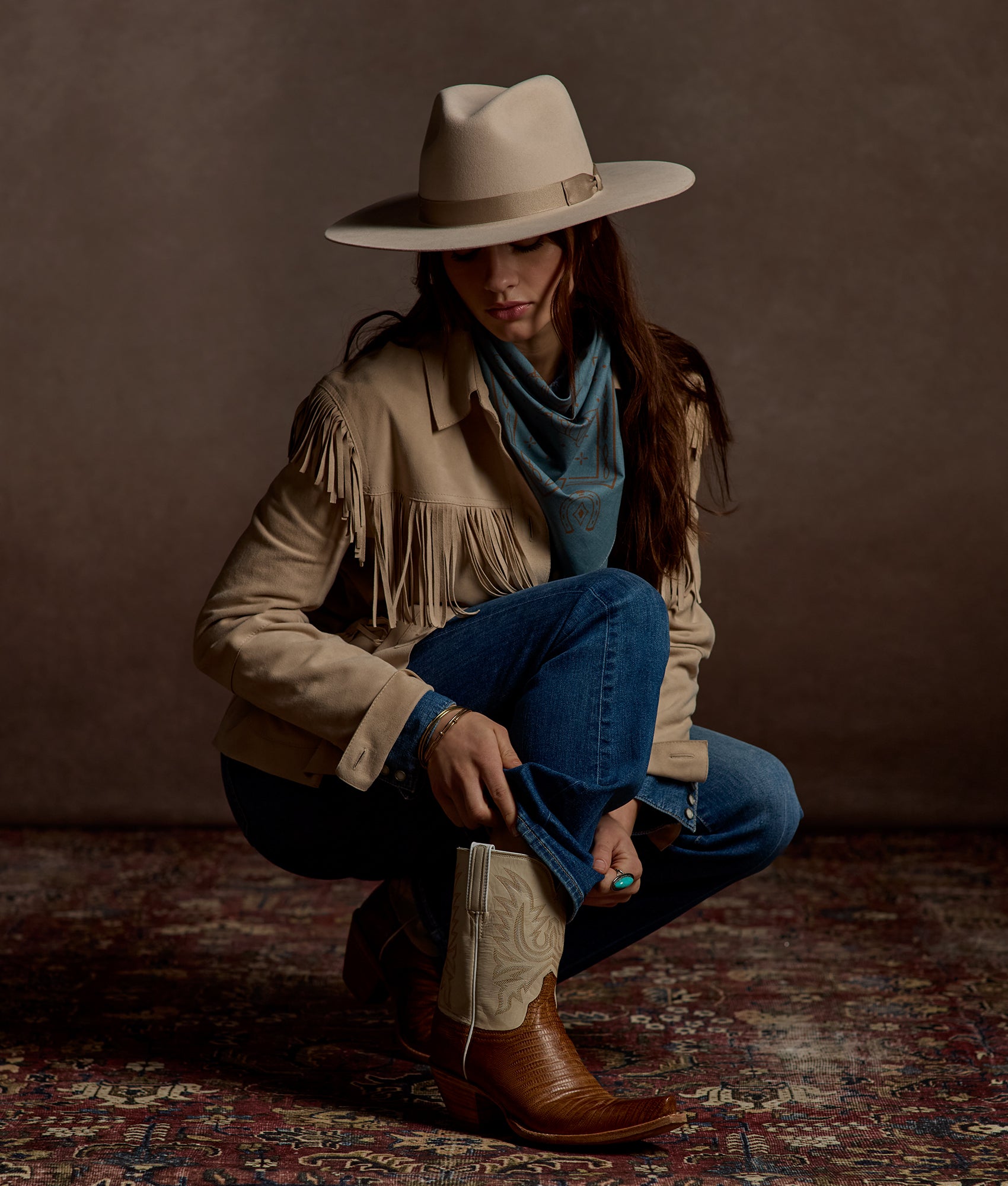 Dale Exotic :: Tan + Cream - Image 3