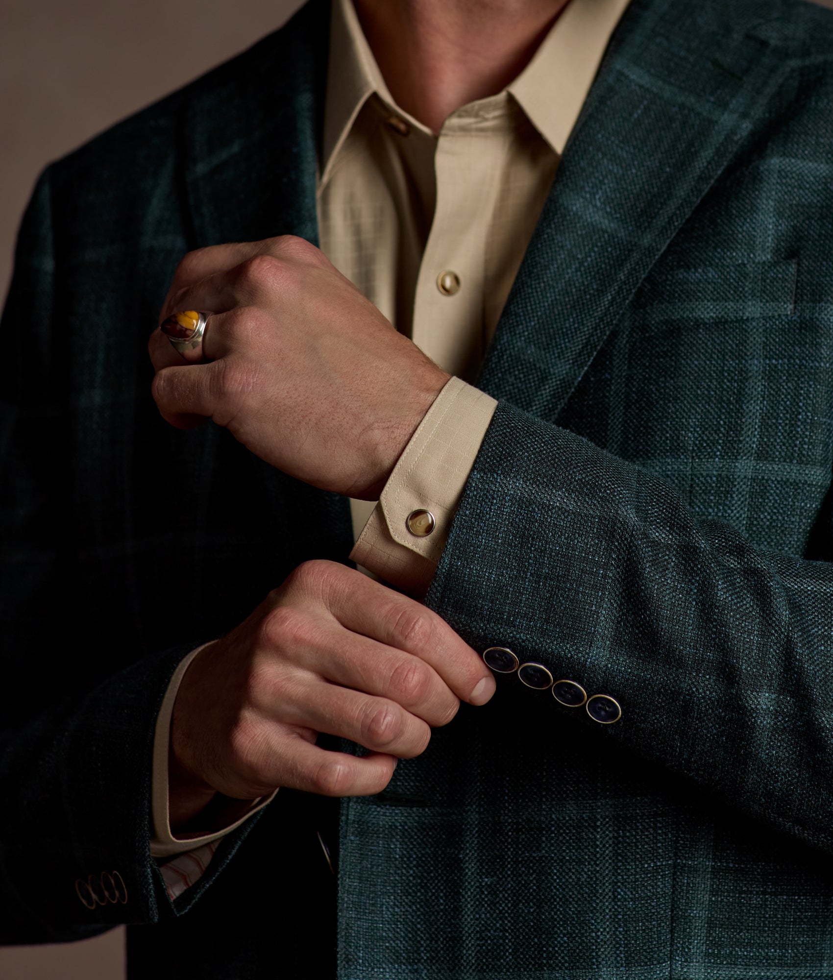 Lucchese Sport Coat :: Emerald Green - Image 2
