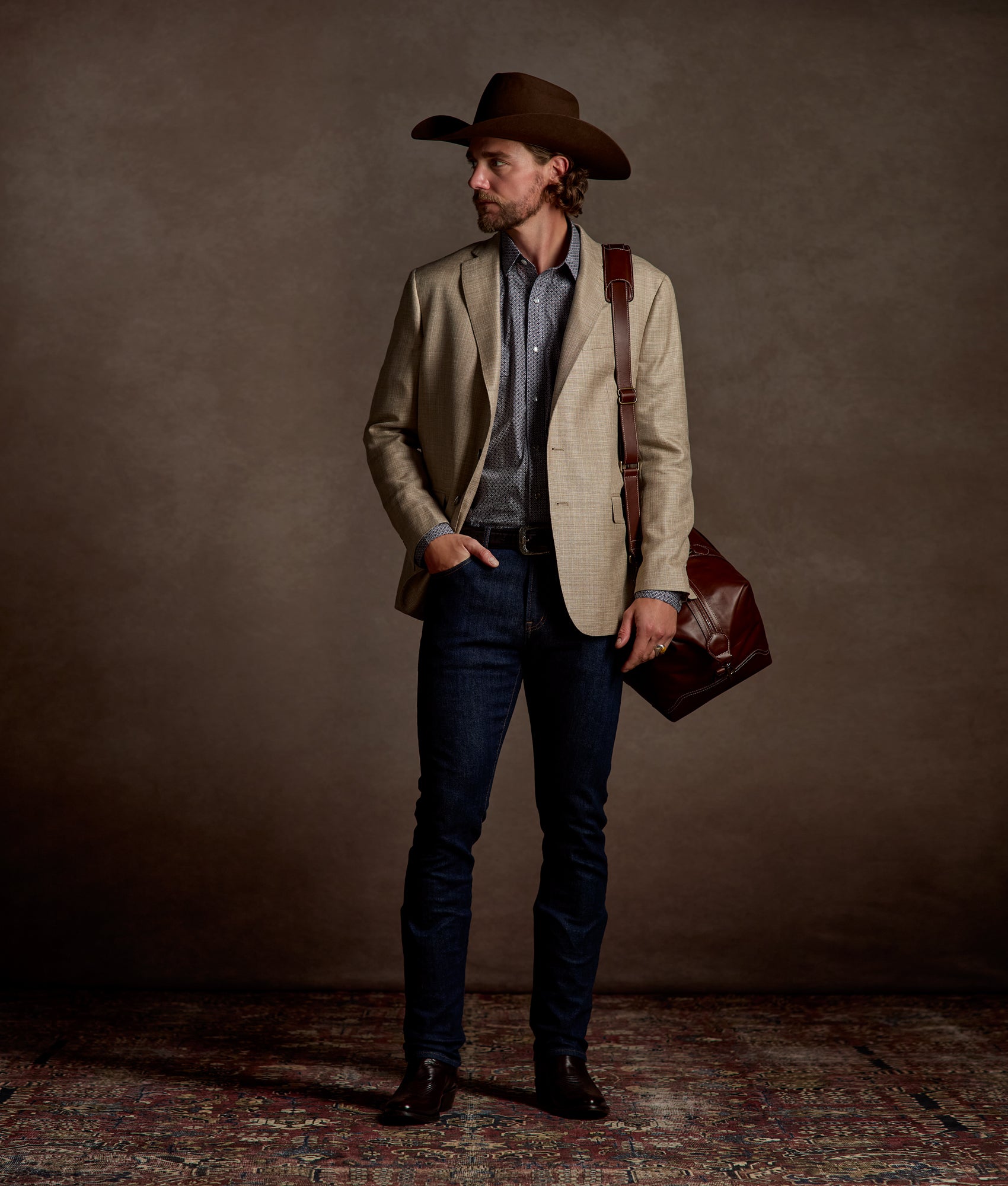 Everyday Weekender :: Brown Nappa - Image 2