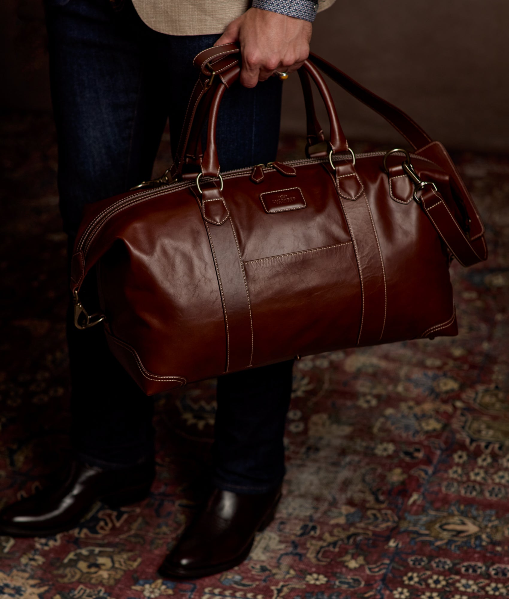 Everyday Weekender :: Brown Nappa - Image 6