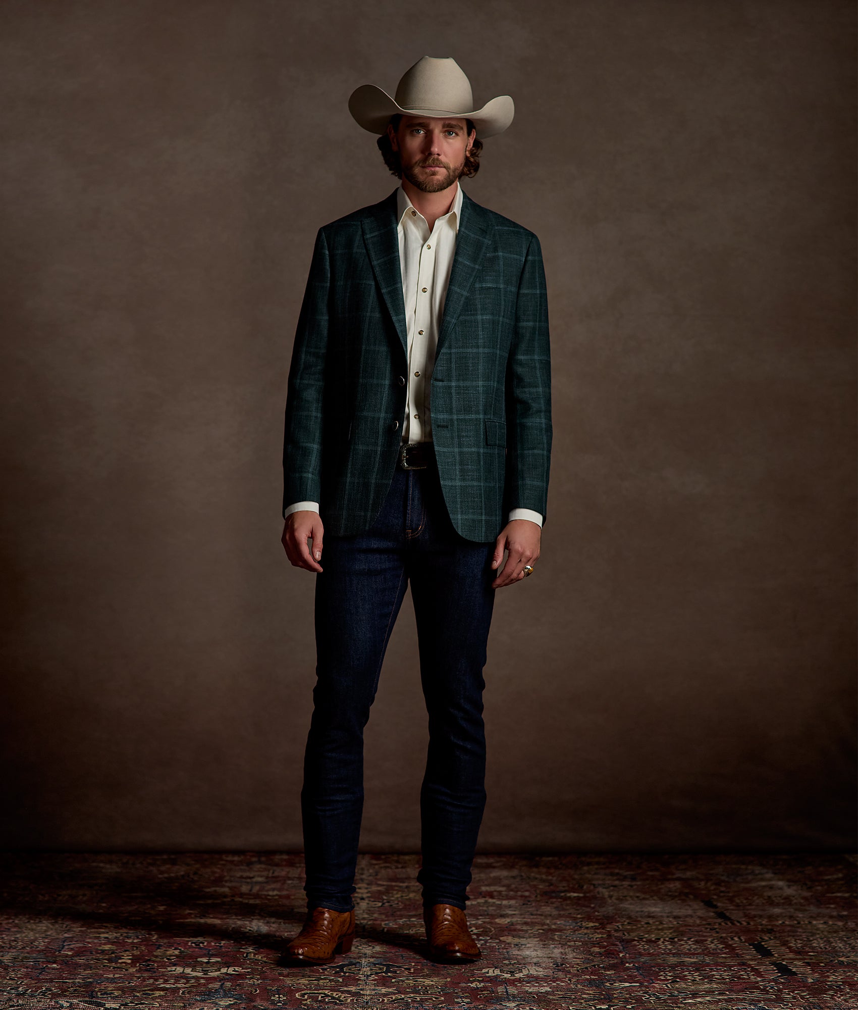 El Paso Cowboy Fit :: Ecru - Image 9