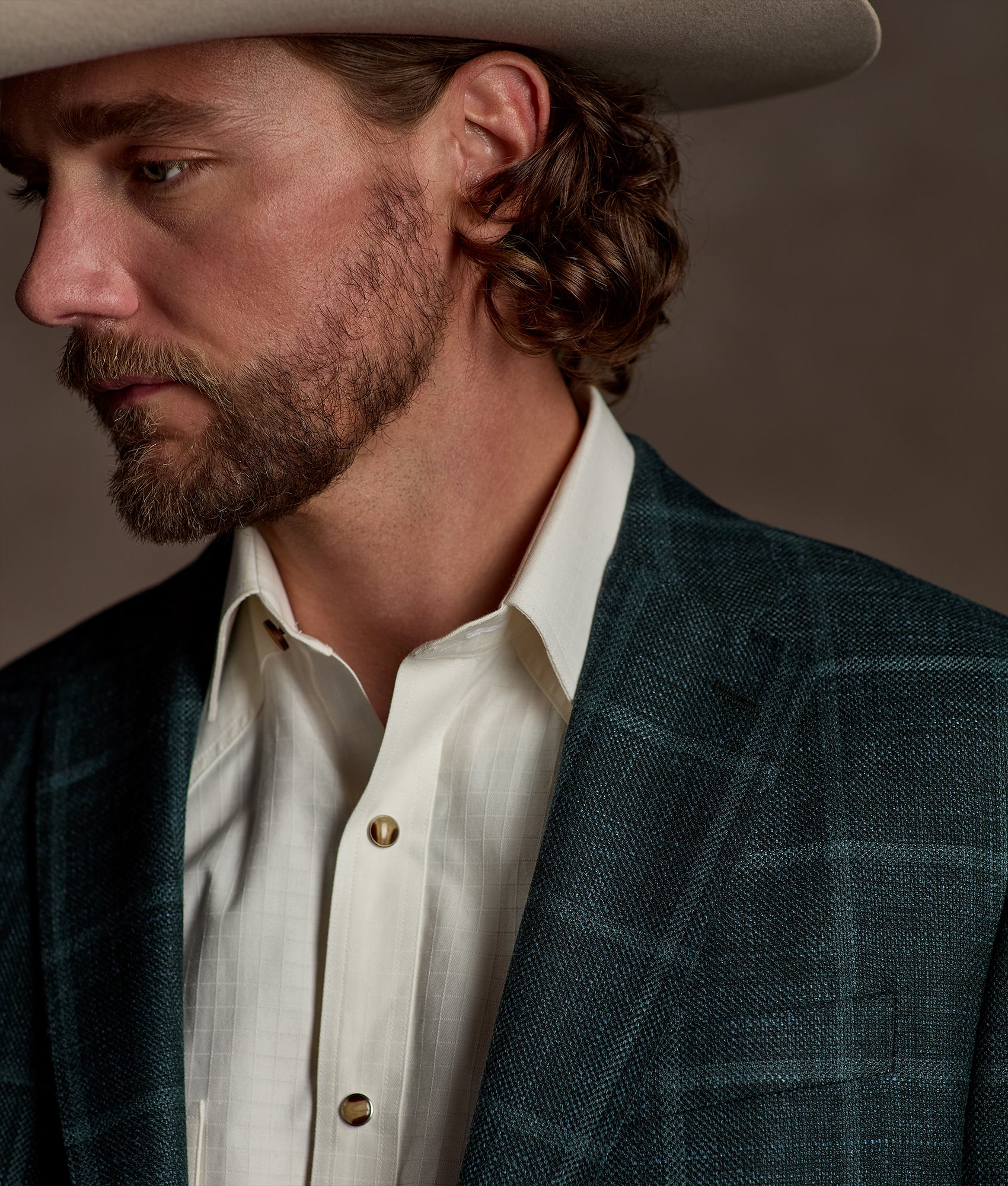 El Paso Cowboy Fit :: Ecru - Image 3