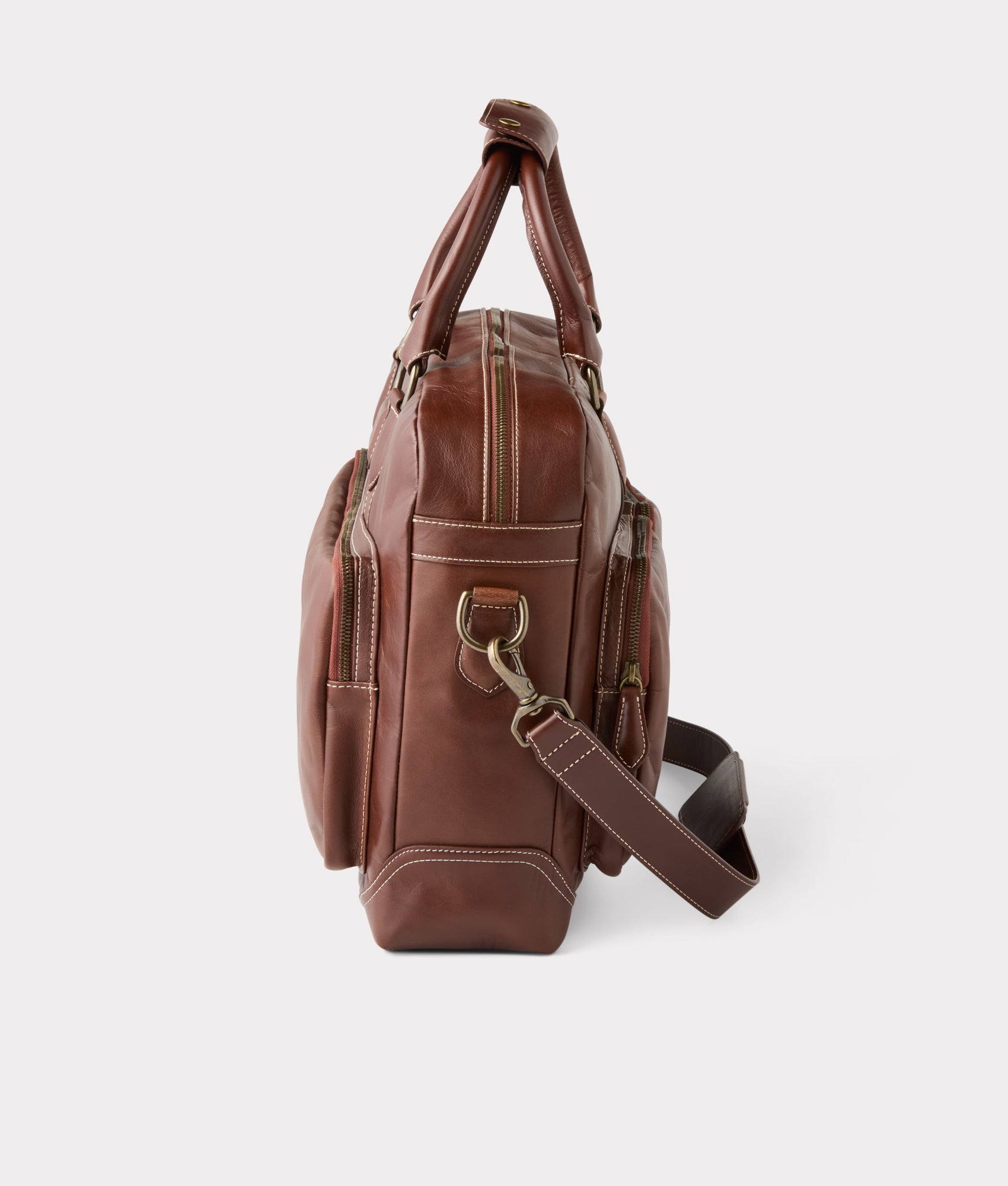 Everyday Briefcase :: Brown - Image 4