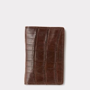 Bifold Wallet – Crocodile :: Sienna