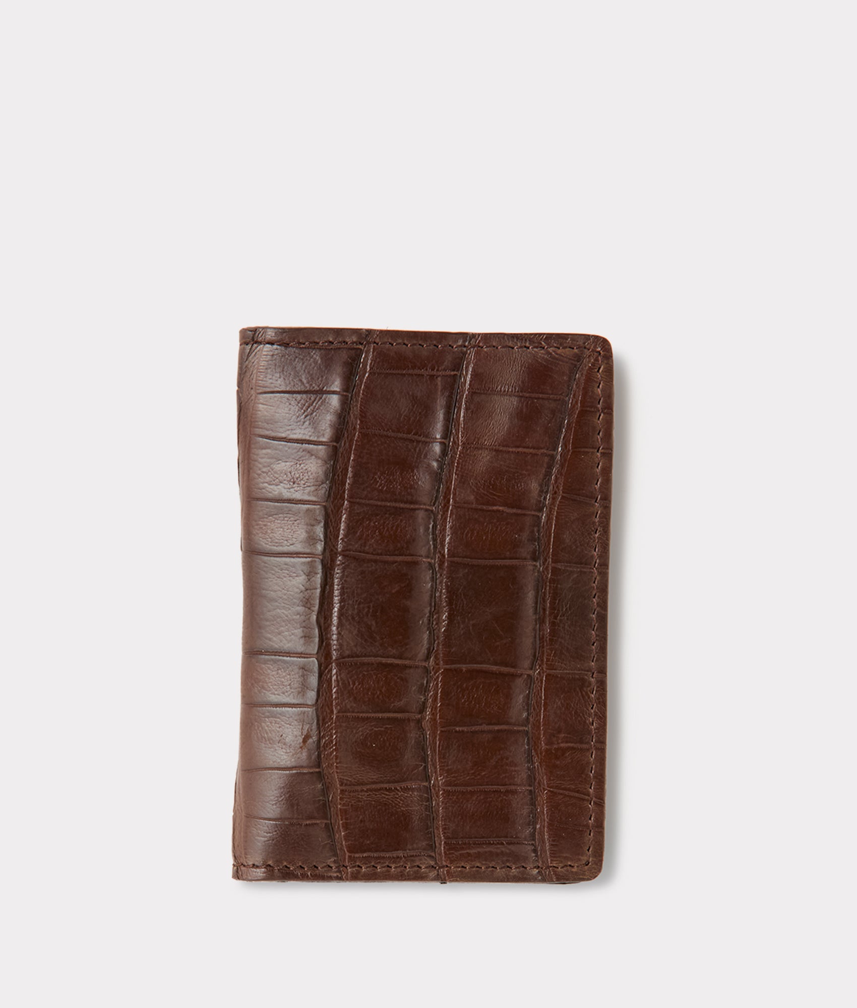 Bifold Wallet – Crocodile :: Sienna