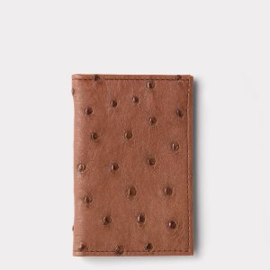 Bifold Wallet – Ostrich :: Sienna
