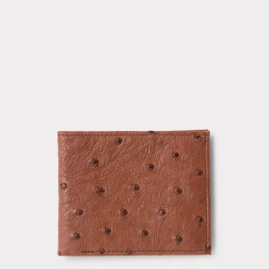 Hipster Wallet – Ostrich :: Sienna