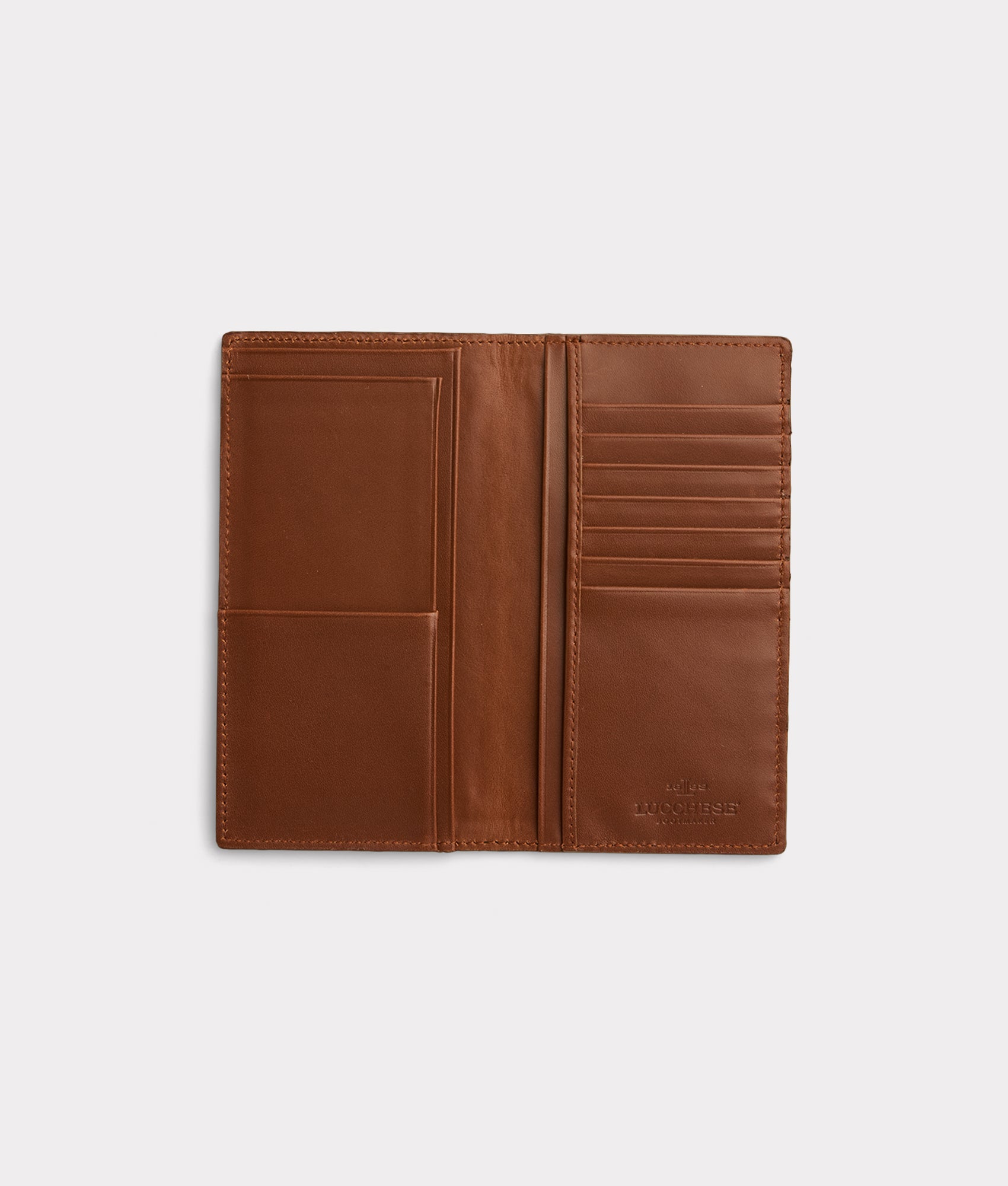 Hand Tooled Rodeo Wallet :: Brown - Image 4