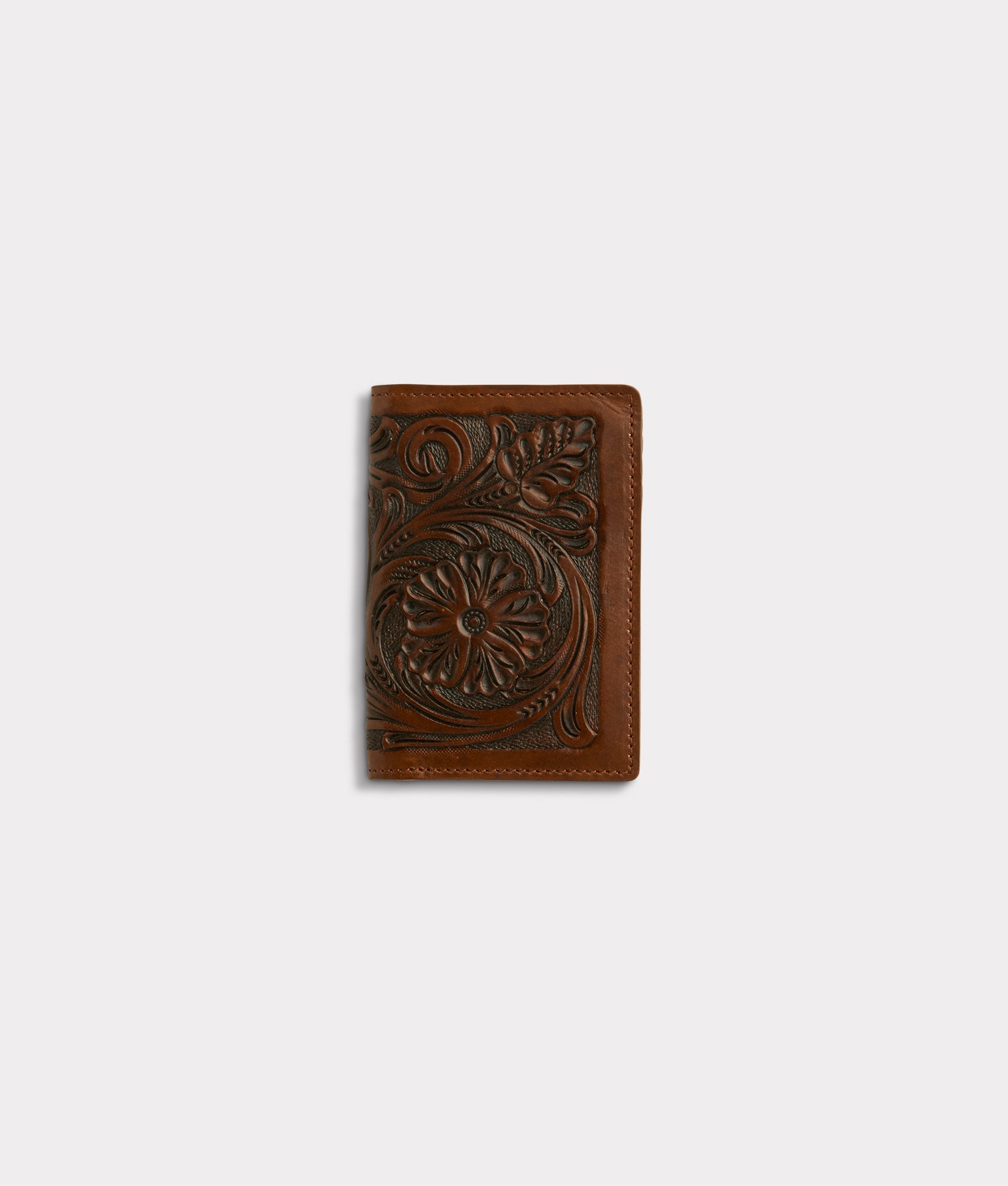 Hand Tooled Bifold :: Brown