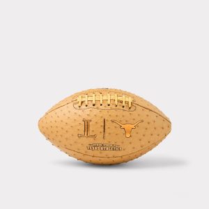 Lucchese x Texas Longhorns Ostrich Football :: Cognac
